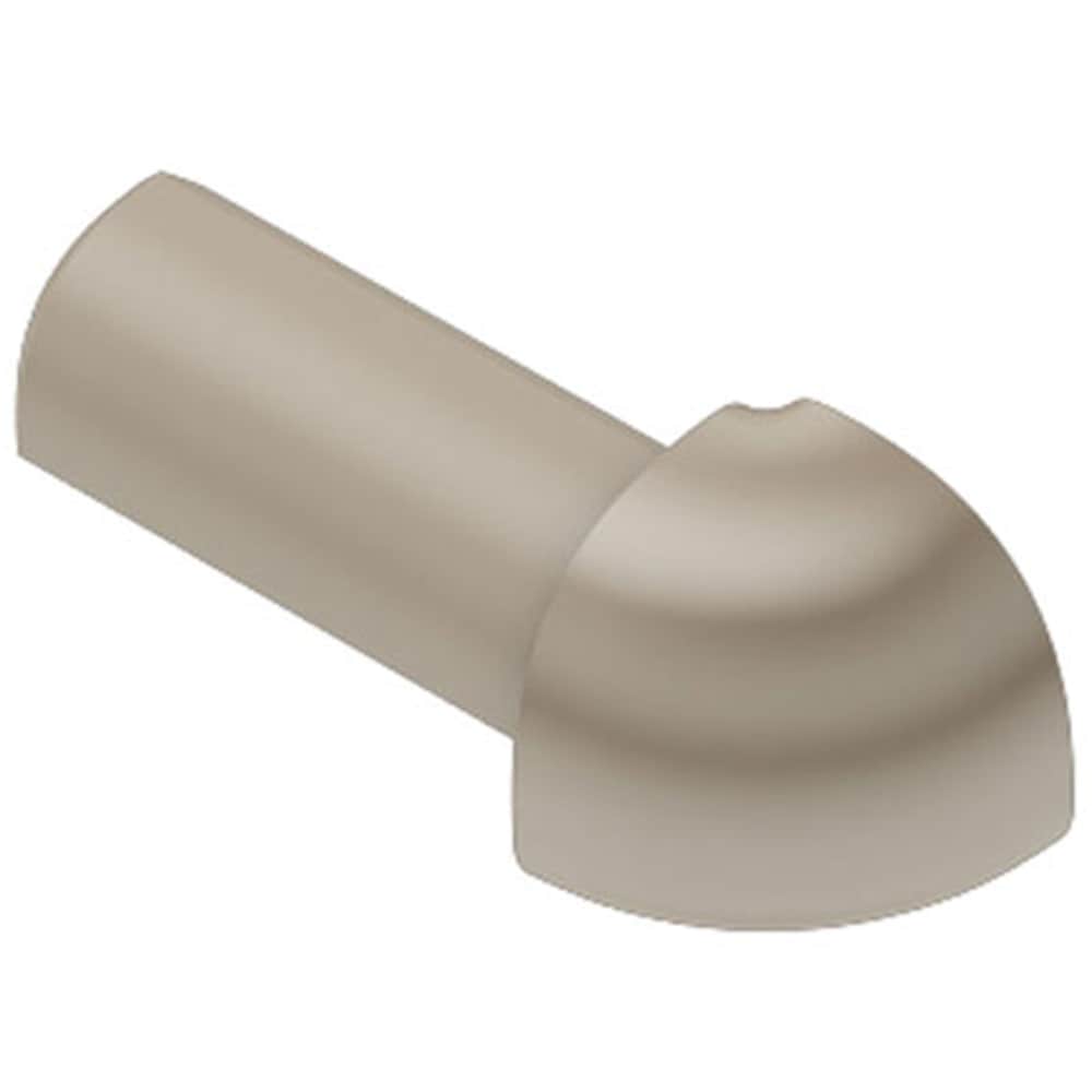 Schluter Systems E/PRO80HB Rondec 0.313-in W x 1-in L Light beige PVC Outside corner Tile Edge Trim