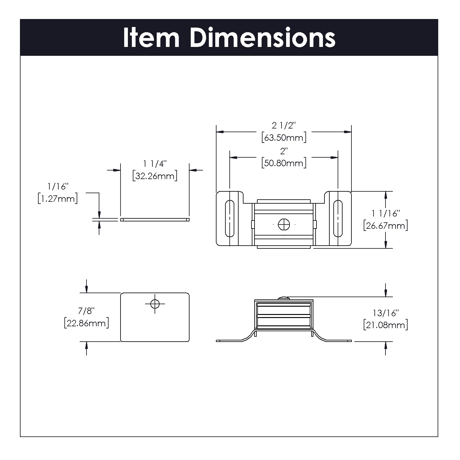 Hickory Hardware P651-STB-25B Cabinet-Latches - View #5
