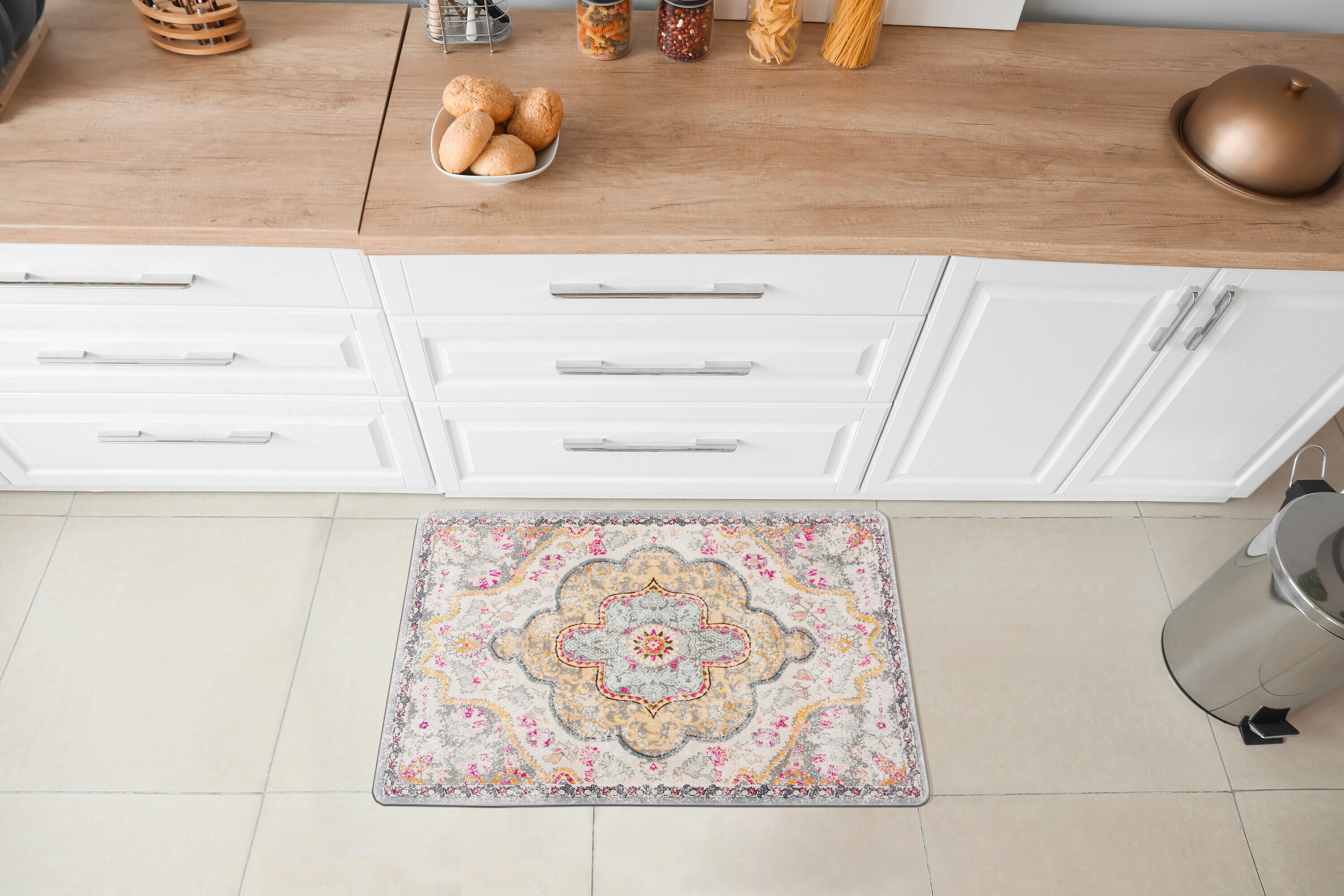 World Rug Gallery 812GRAY18X30 Mats-Cat - View #7