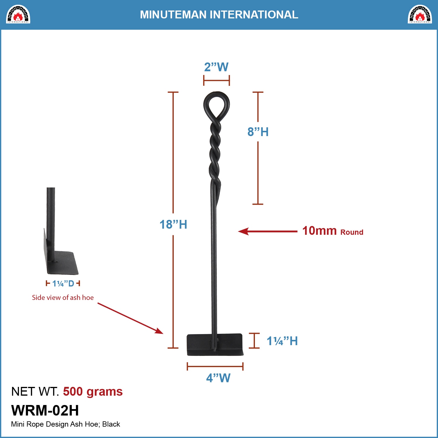 Minuteman International WRM-02H Fireplace-Tools - View #2