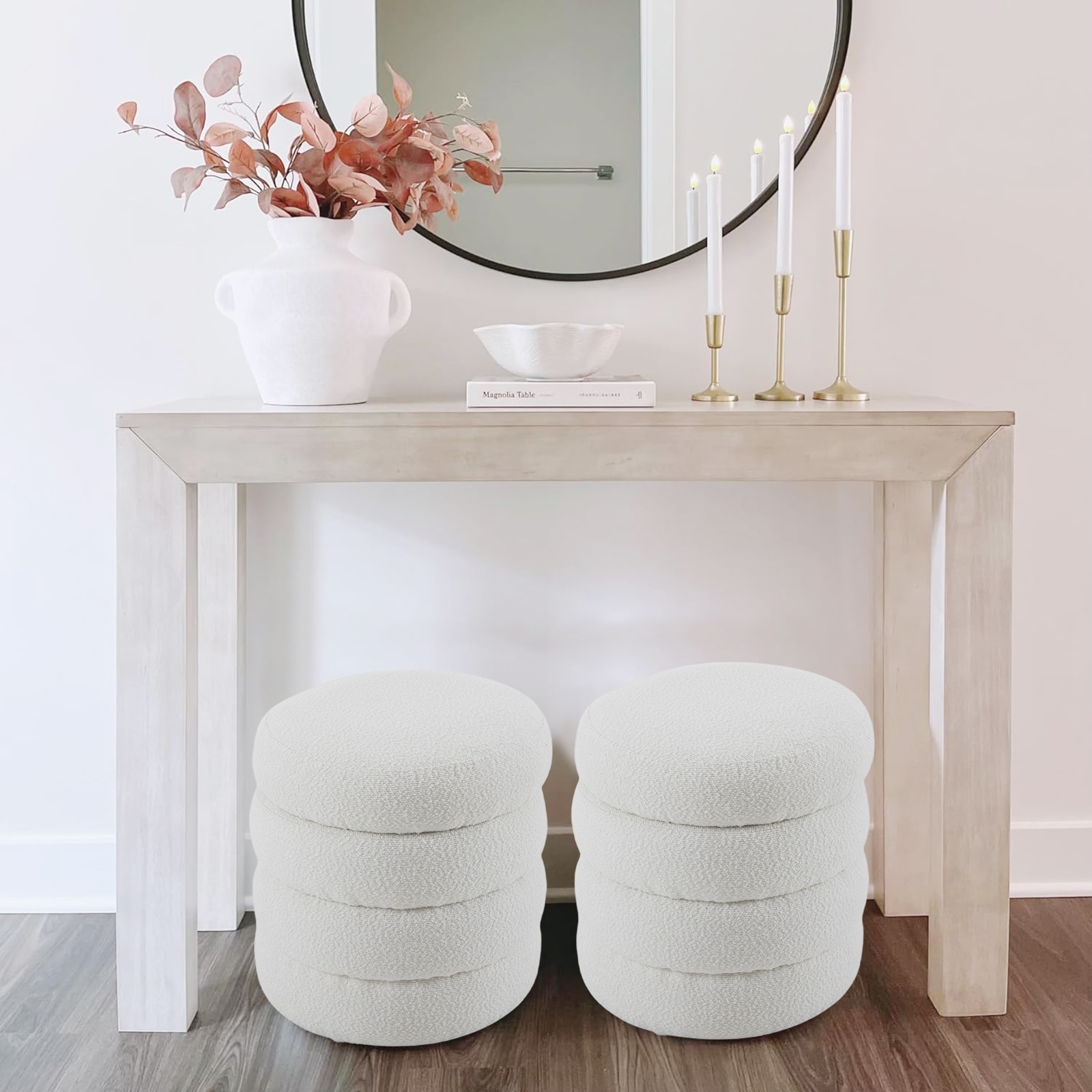 BWE A-9STOOL-05-WH Indoor-Ottomans - View #5