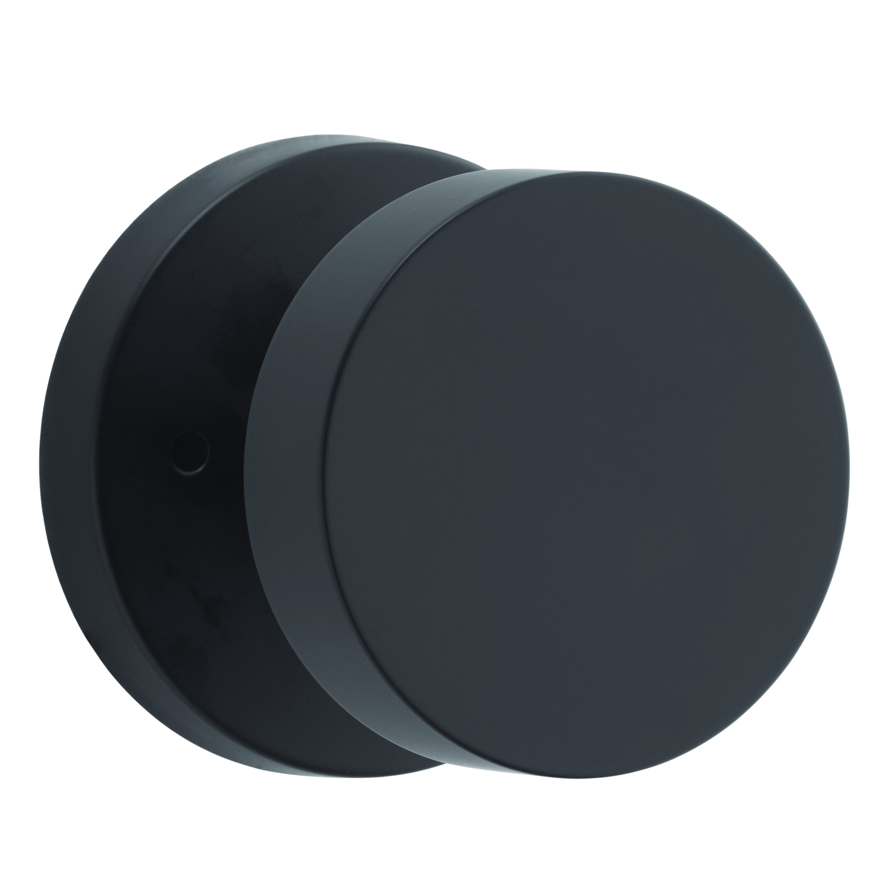 Baldwin PVCONCRR190 Satin Black Interior Bed/Bath Privacy Door Knob
