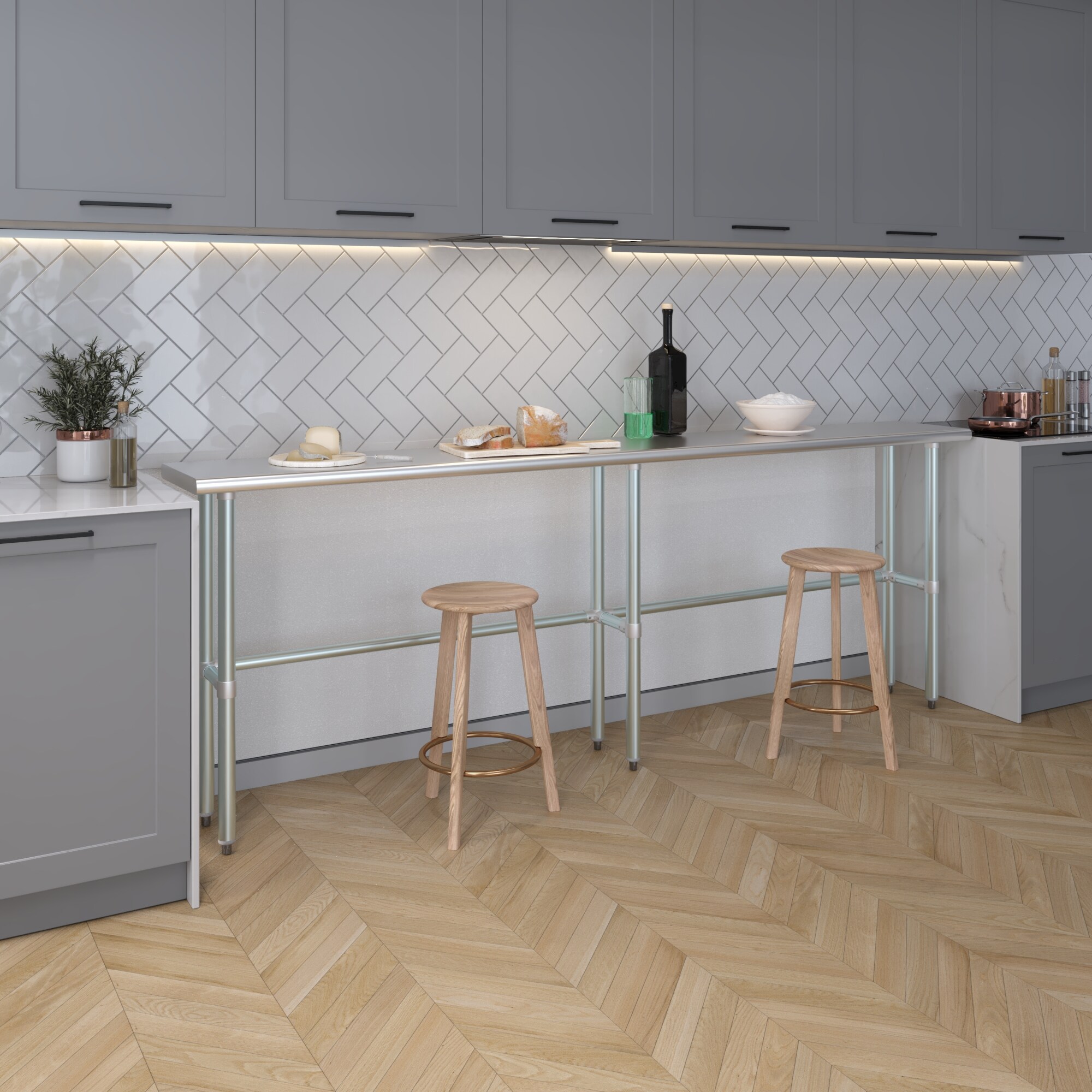 Amgood LWT-1496-RCB Kitchen-Furniture - View #6