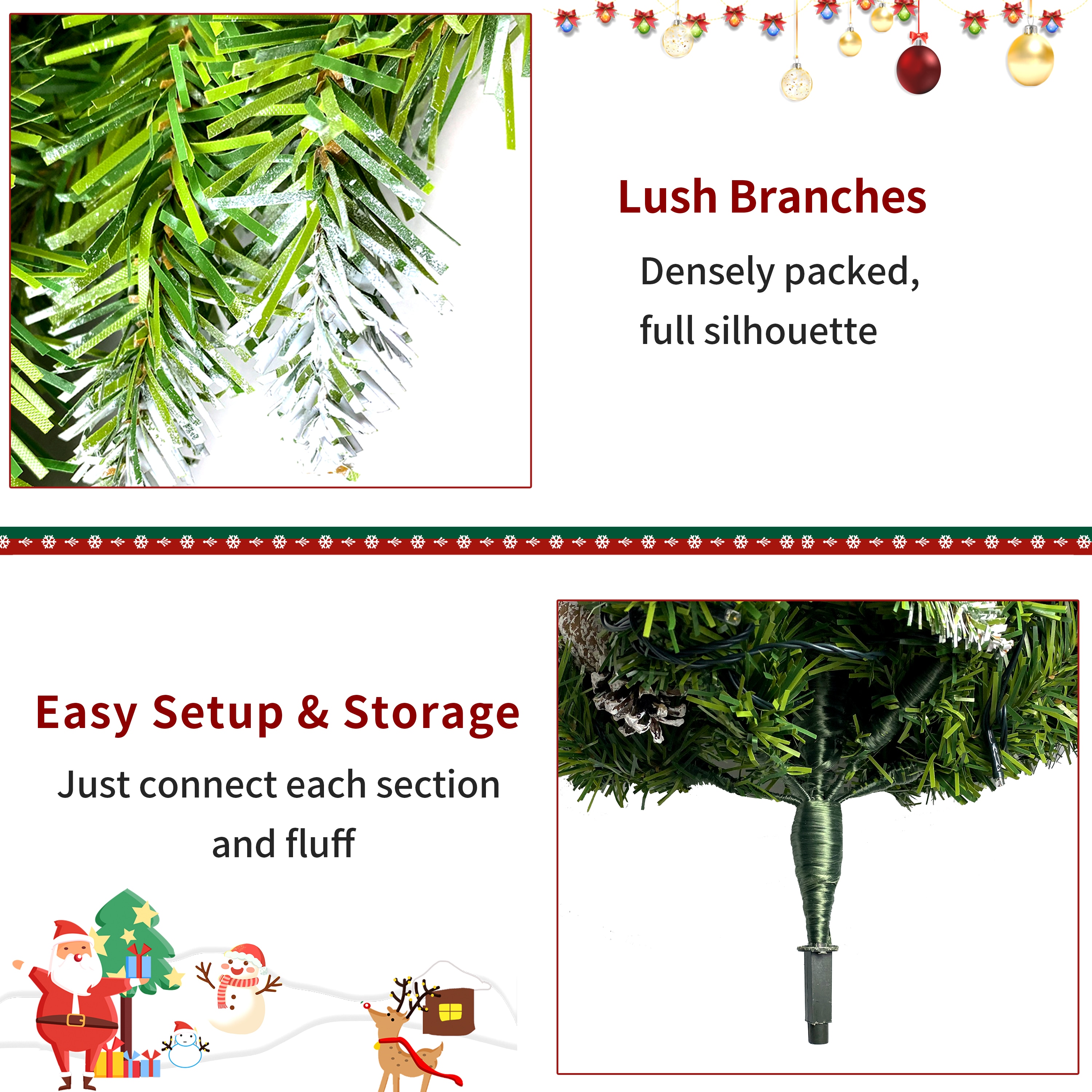 AAZJ NBC-CM74355 Artificial-Christmas-Trees - View #12