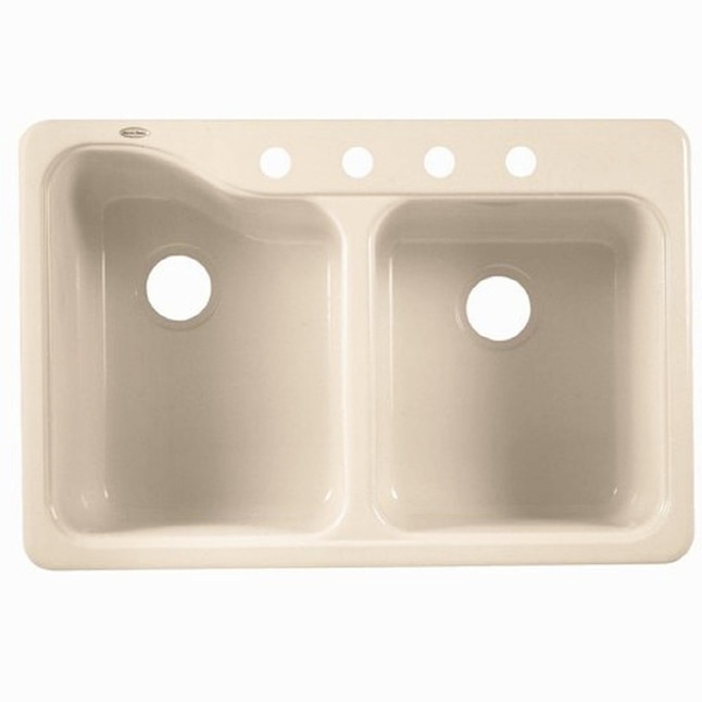 Double Equal Bowl 4 Hole Kitchen Sink