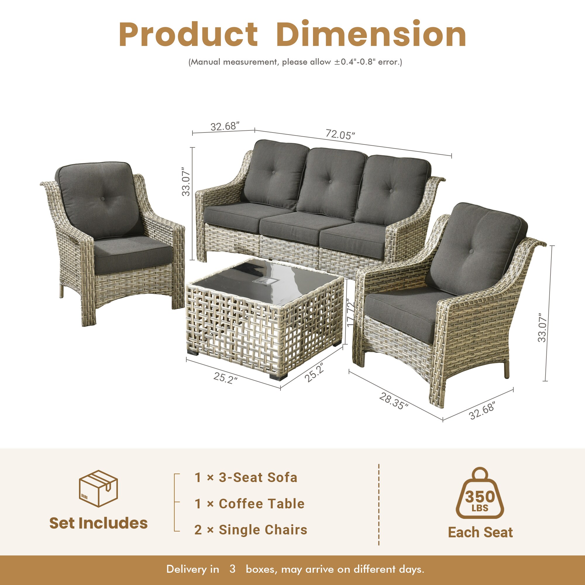 Caodoc L5-PAD104-T Patio-Sofas-Daybeds - View #5