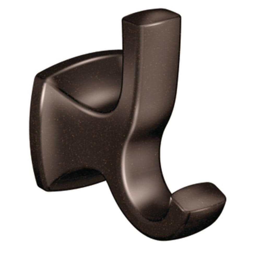 Moen Voss Double Hook Oil Rubbed Bronze Towel Hook At Lowes Com   02846170 