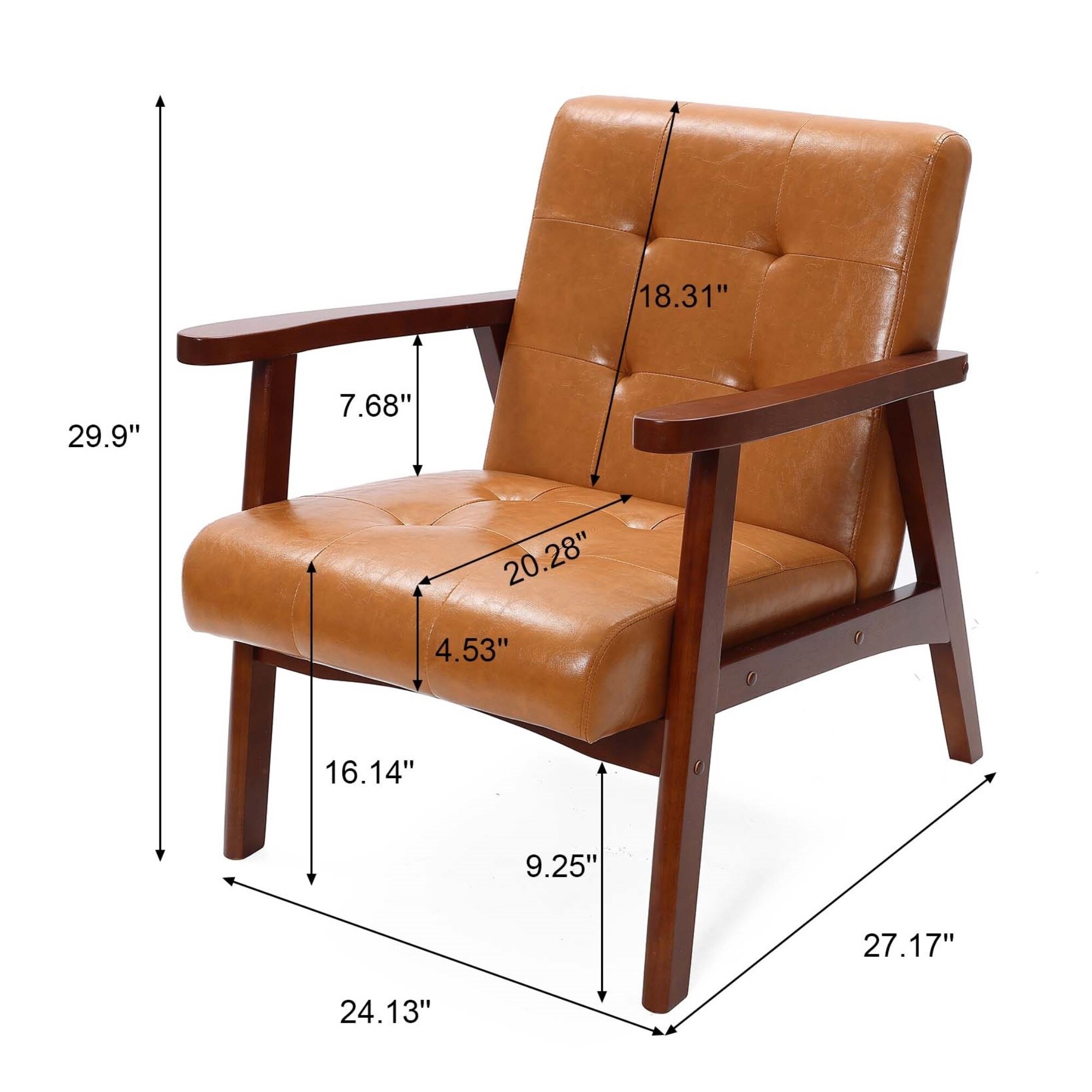 LuxenHome WHIF1797 chairs - View #2
