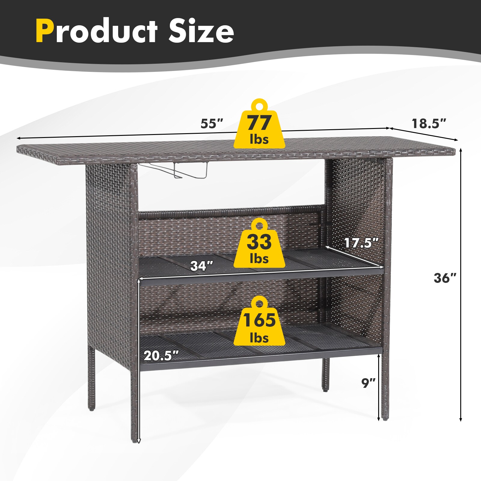 Iseryn JN50308 Patio-Tables - View #2