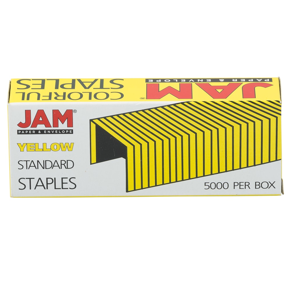 JAM Paper 335YE 1/4-in Leg x 1/2-in 10 -Gauge Standard staples 5000 -Per Box