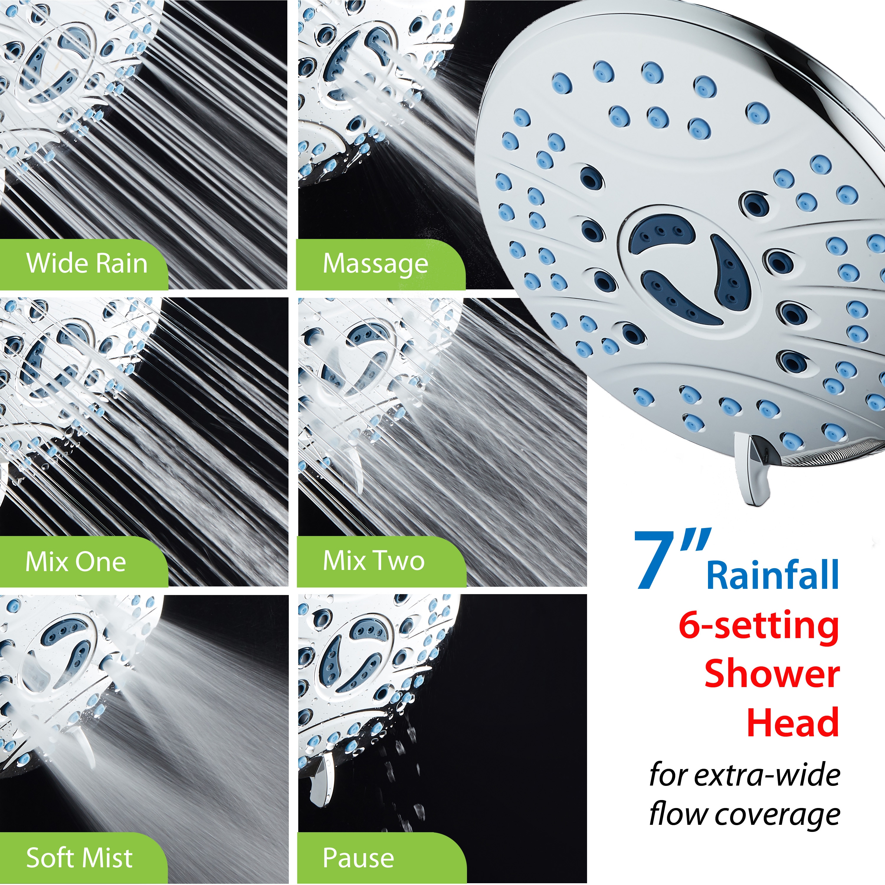 AquaCare 53539 Fixed-Showerhead - View #8