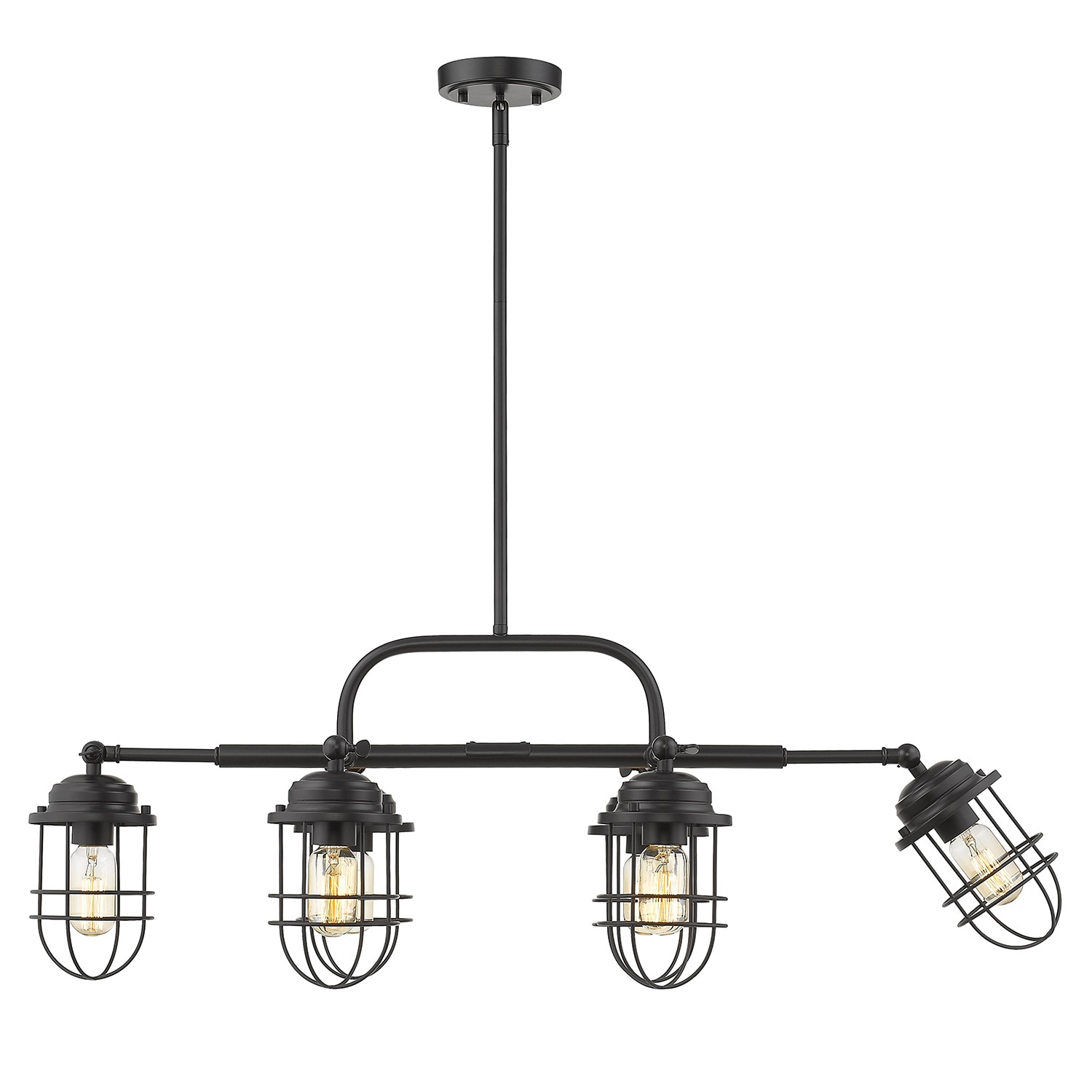 Golden Lighting 9808-LP BLK Pendant-Lights - View #4