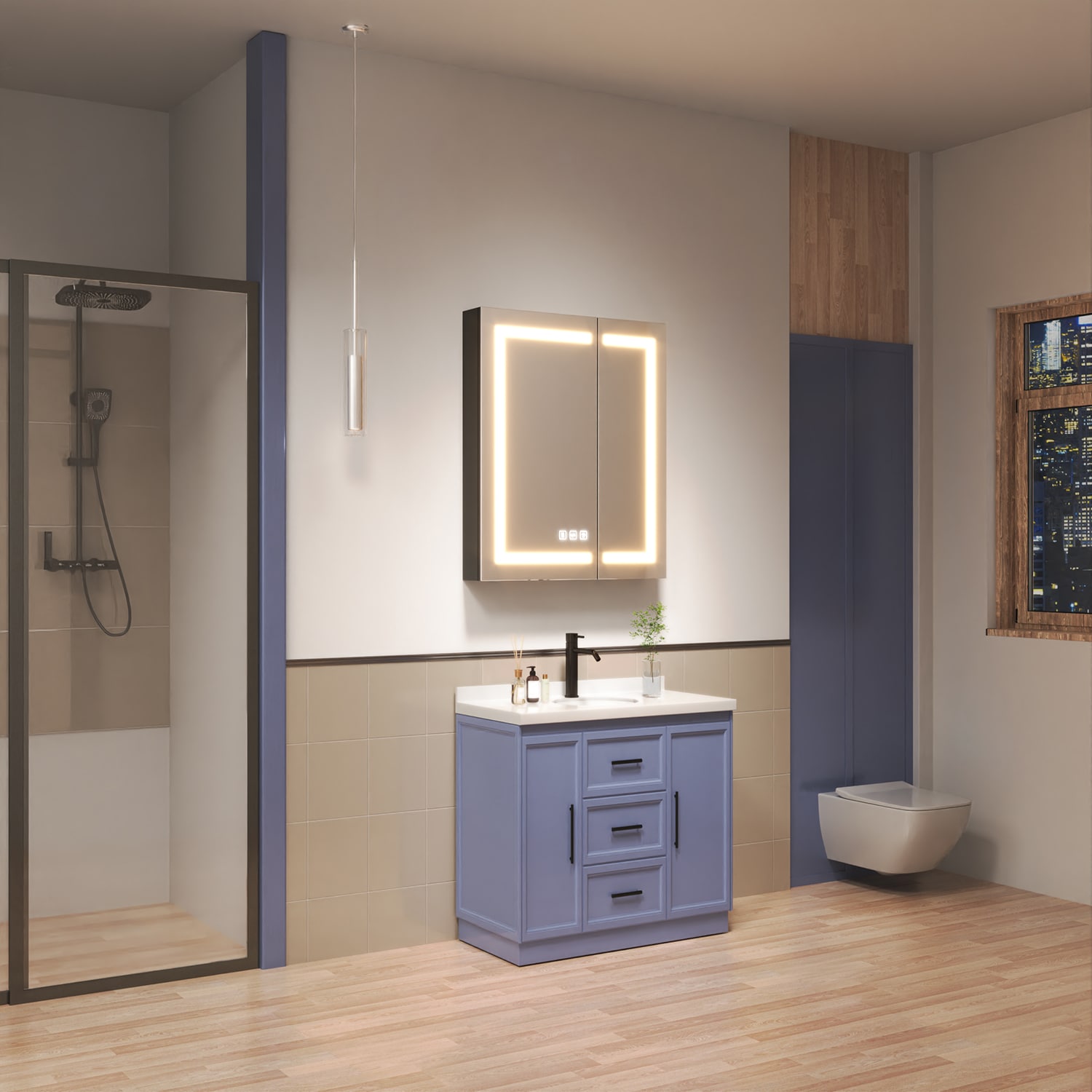 waterpar WPLO-2026V3R Bathroom-Medicine-Cabinets - View #15