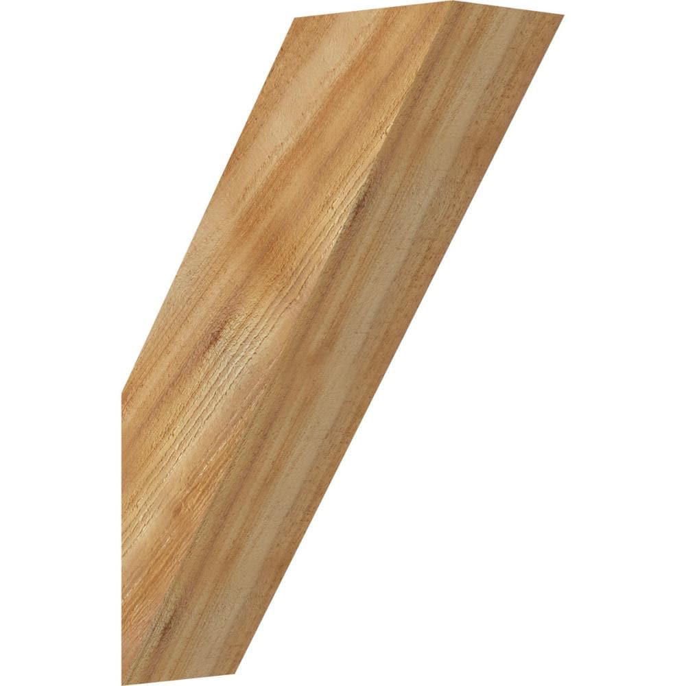 Ekena Millwork BRC06X16X24TRA00RWR 6-in x 16-in x 24-in Western Red Cedar Unfinished Wood Traditional rough sawn