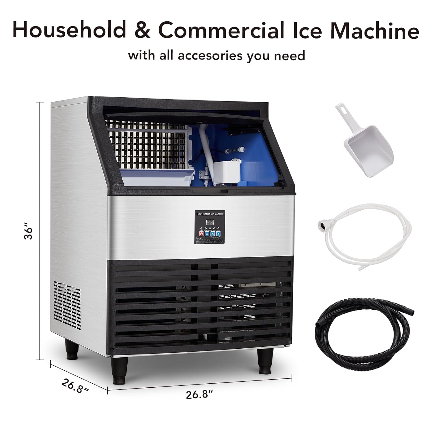 Qeetex LHF-ZBJ-PHO-0YH7RV1W Commercial-Ice-Makers - View #7