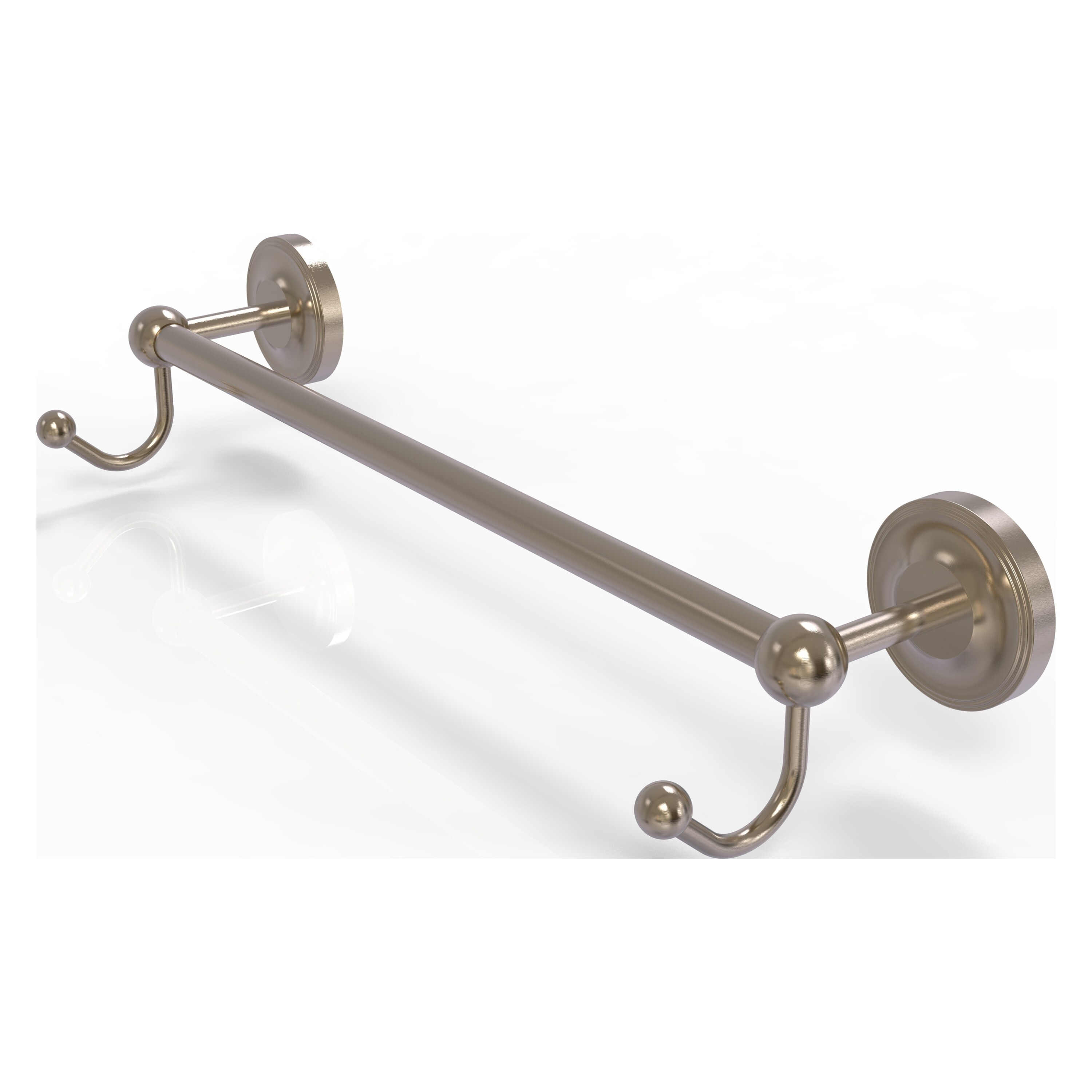 Allied Brass PR-41-24-HK-PEW Prestige Regal 24-in Antique Pewter Wall mount Single Towel Bar