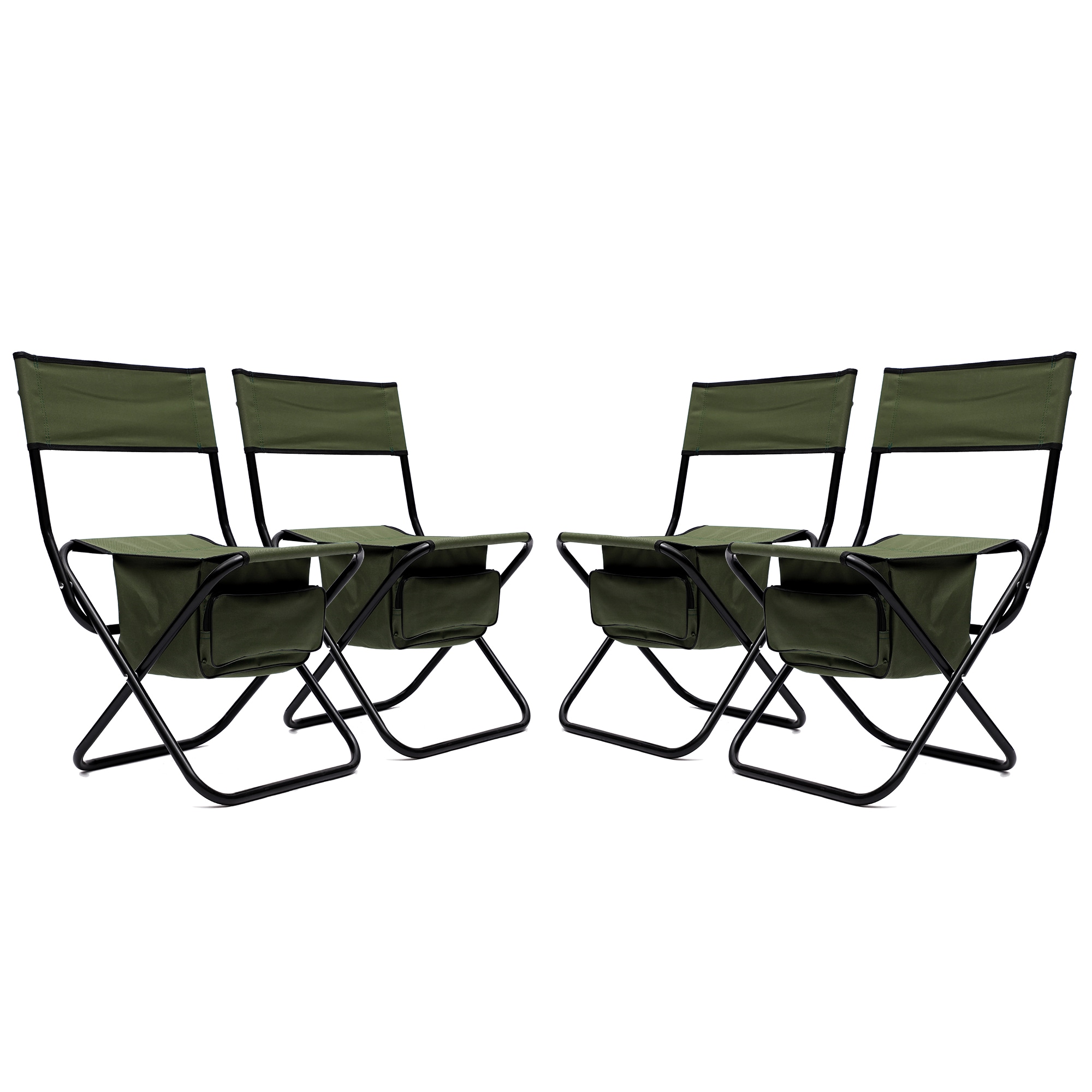 LIVIZA GGJCP001GN4 Green Folding Camping chair Carrying Strap/Handle Included