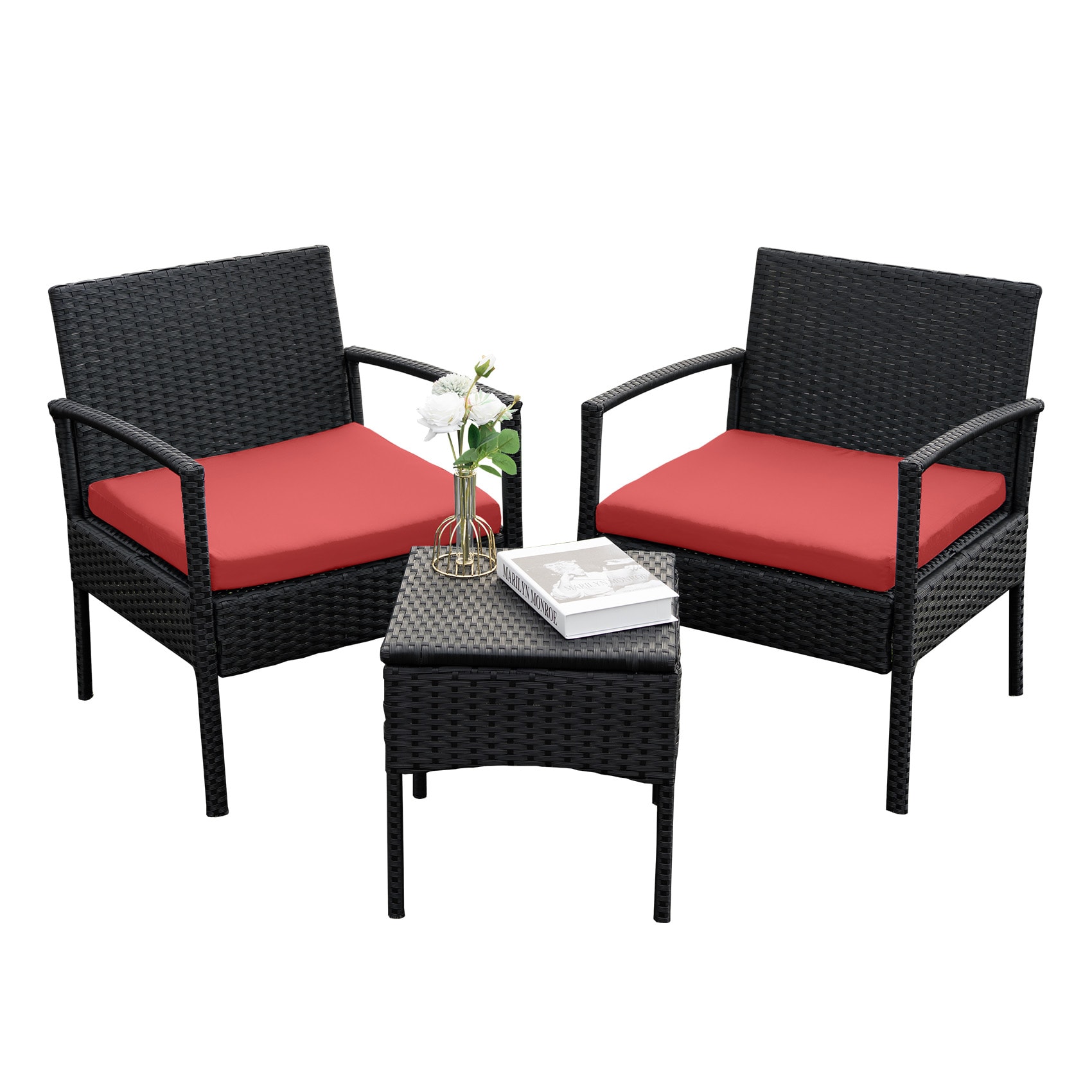Grearden LS-HZ012-RD Patio-Conversation-Sets - View #2