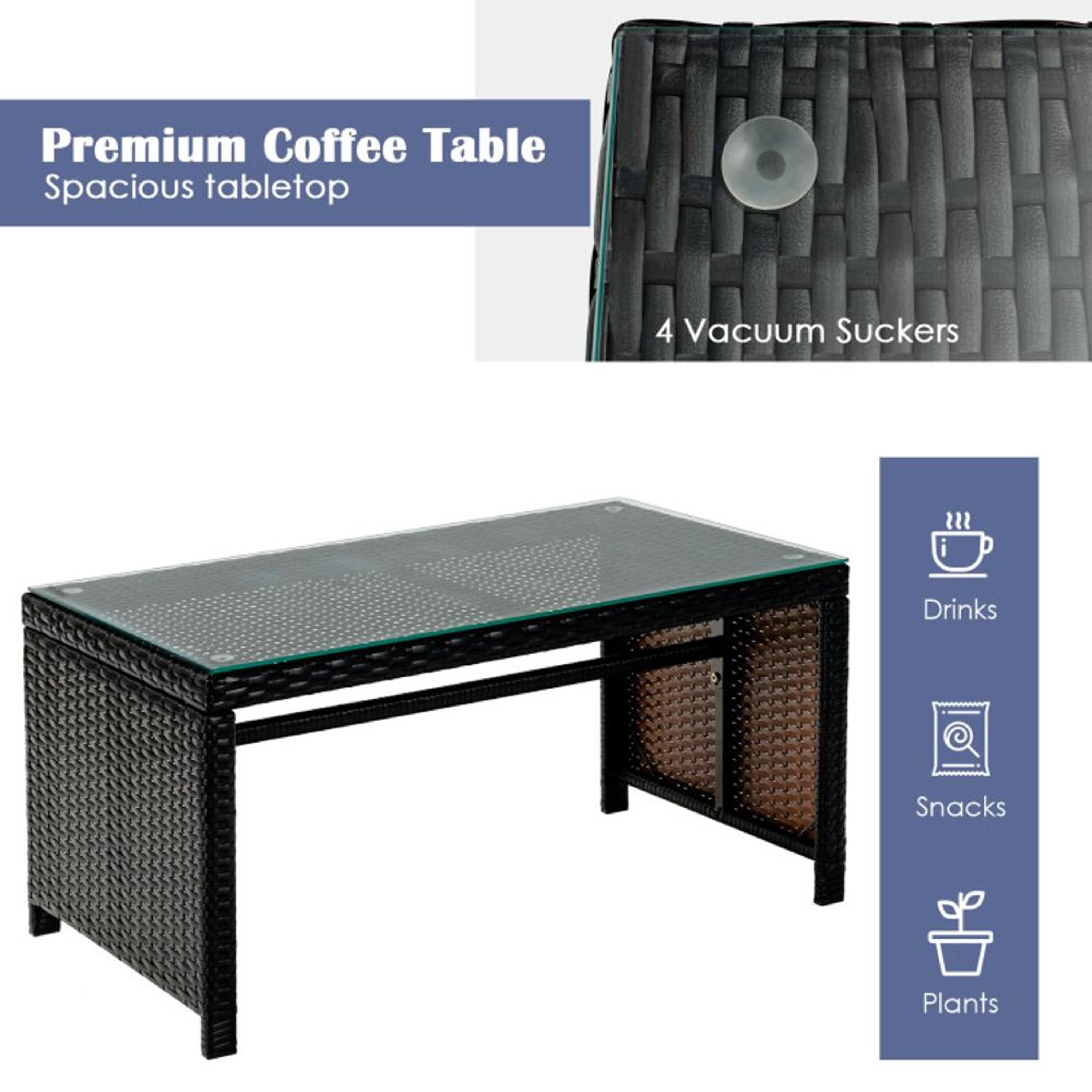 BABOOM BOM-68664WH-CO Patio-Conversation-Sets - View #7
