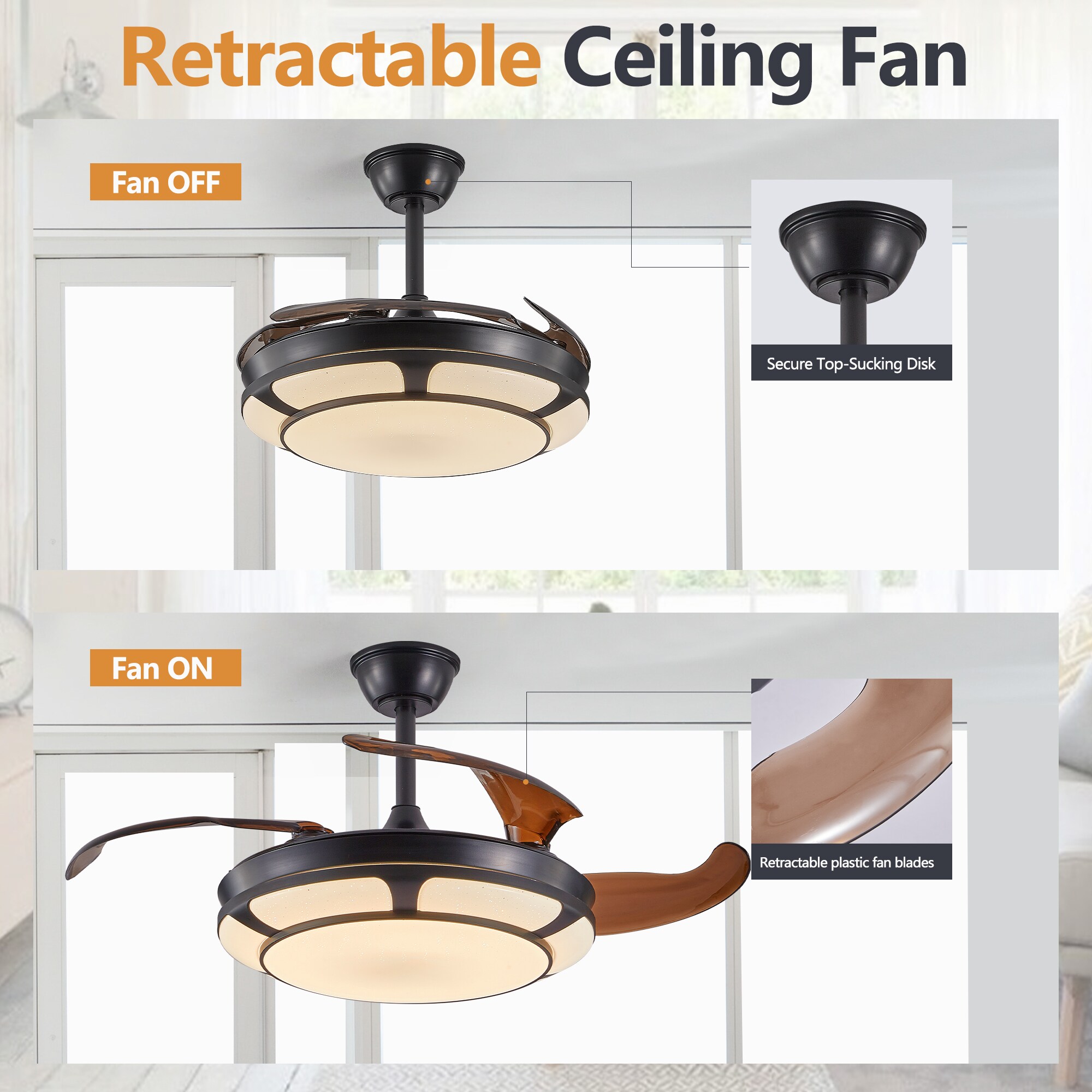Cuschoice LWH-40-PL Ceiling-Fans - View #4