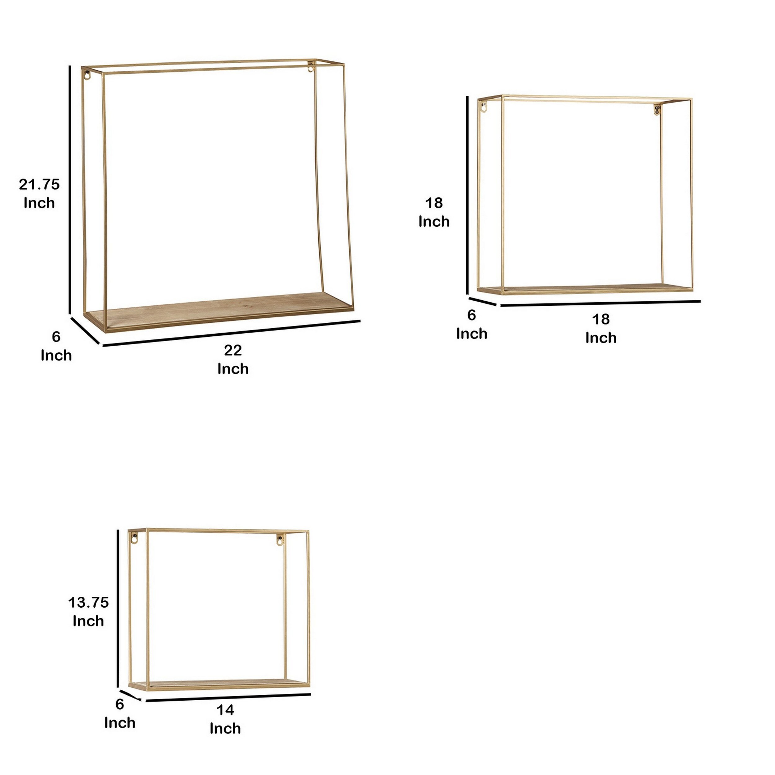 Benzara BM231417 Wall-Mounted-Shelving - View #8