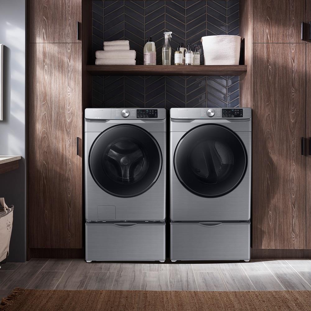 Samsung Universal Laundry Pedestal (Platinum) with Storage Drawer in ...