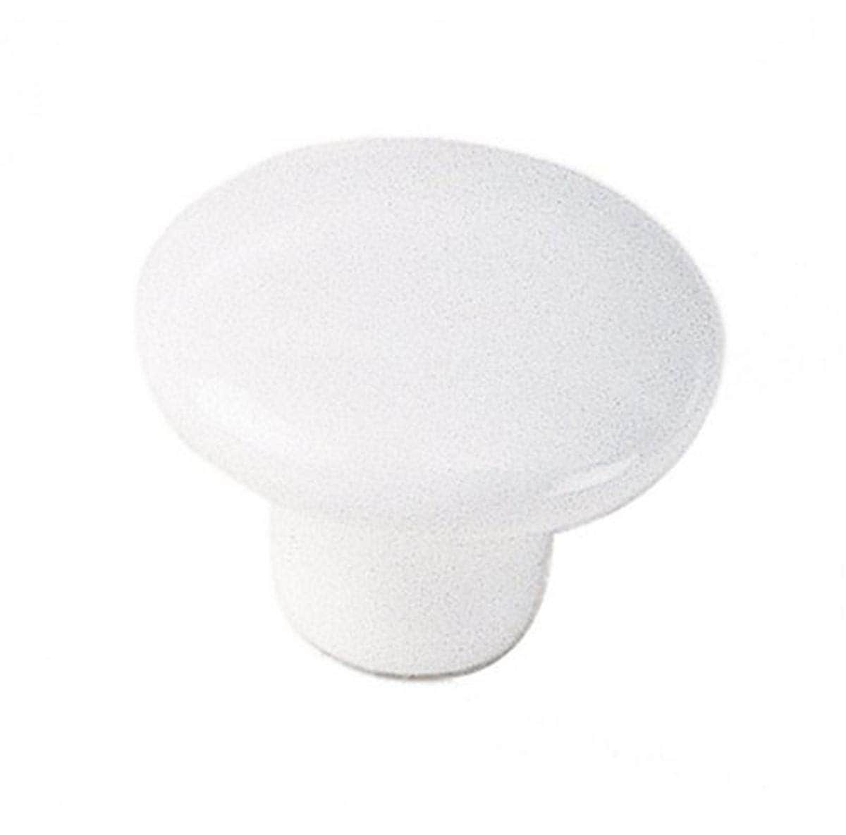 Laurey 1742 Mesa 1-1/2-Inch Diameter Ceramic Knob White