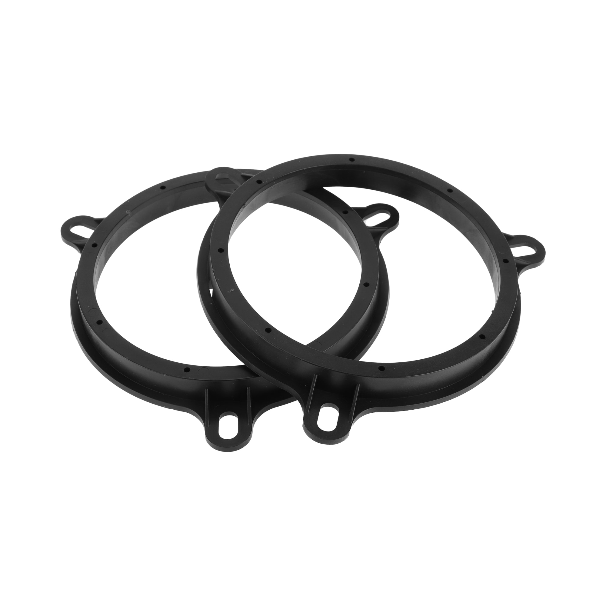 Unique Bargains 2pcs Audio Coaxial Speaker Speaker Spacer Ring Tweeter Speaker Spacer Adaptor for Nissan Murano 2003-2008 Front Rear Speaker Subwoofer Mounting Spacer Bracket Ring Black ABS