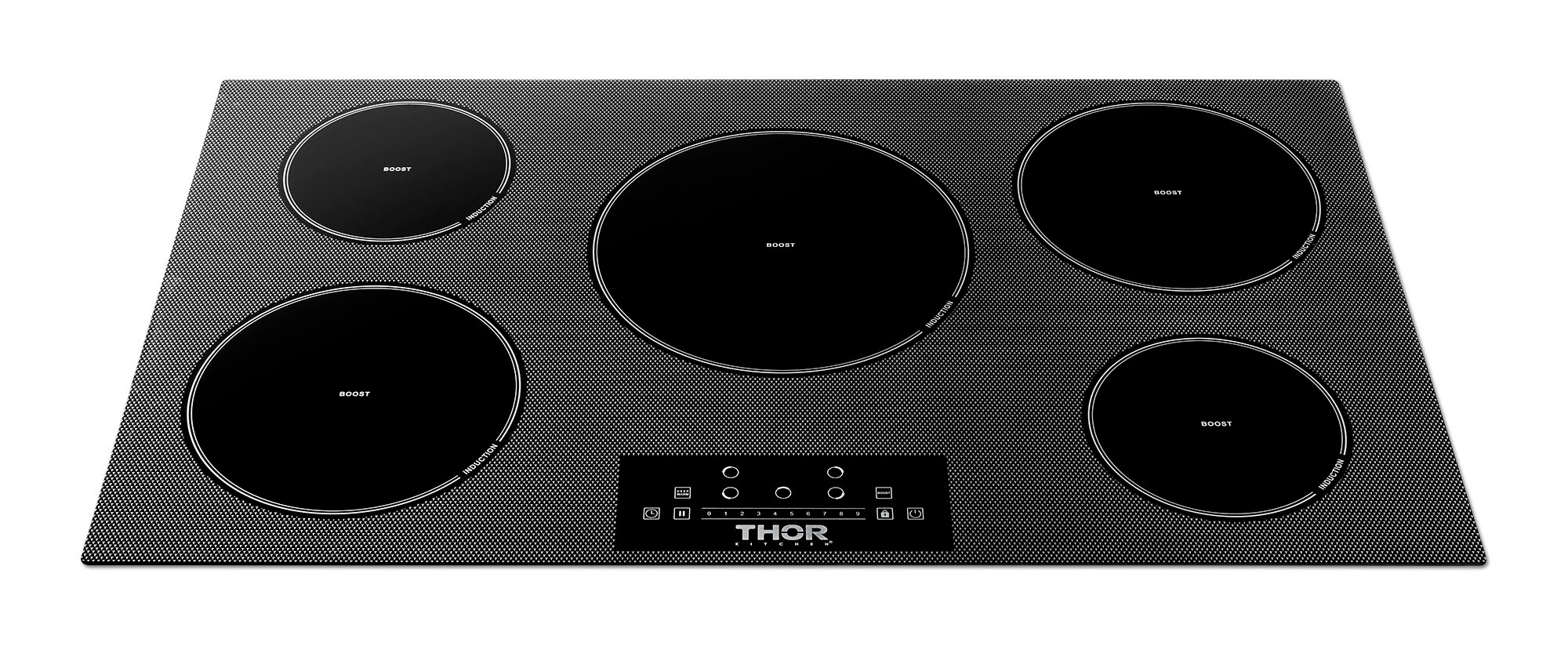 Thor Kitchen 36-in 5 Elements Black Induction Cooktop at Lowes.com