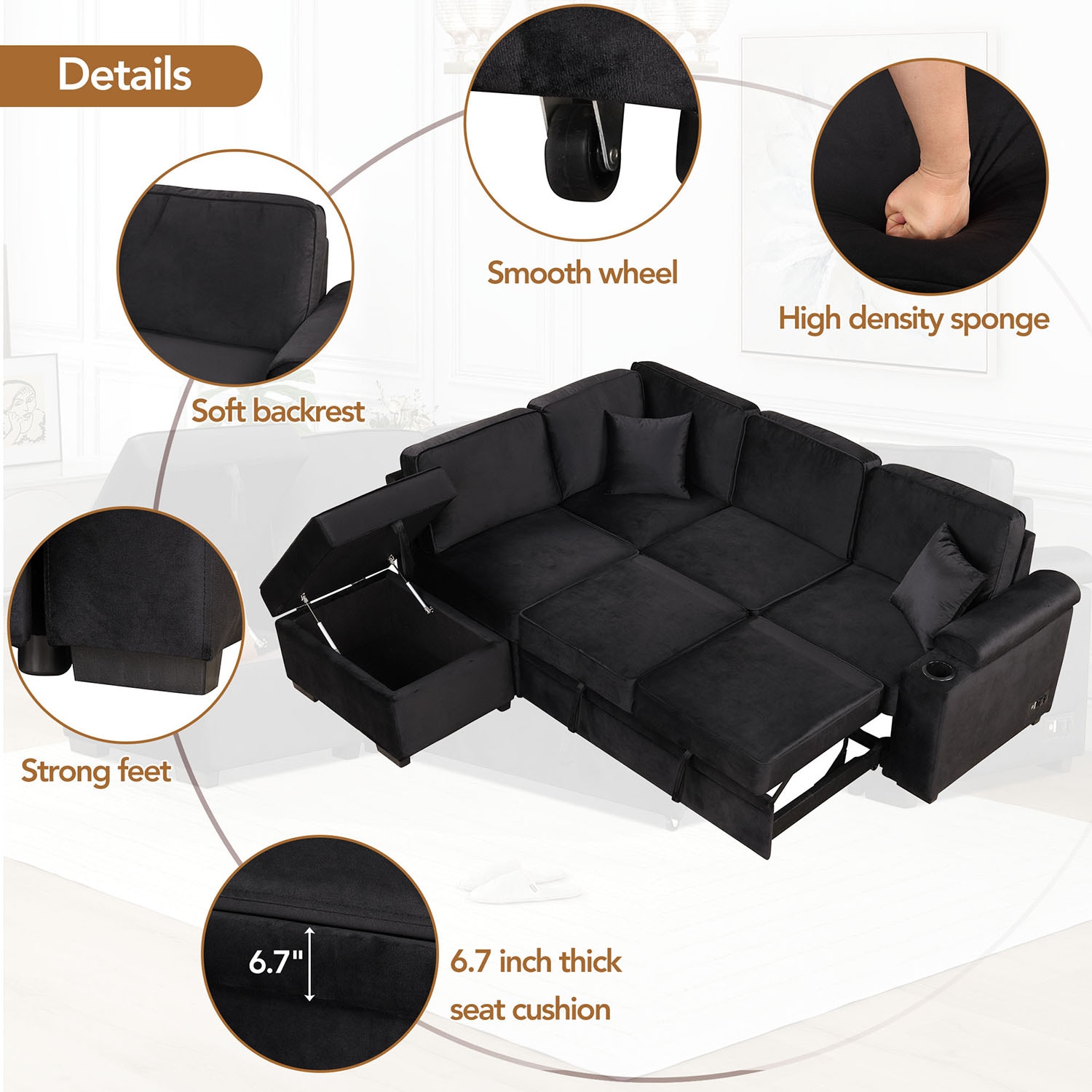 GZMR GZ-GN3072R Sofas-Loveseats - View #4