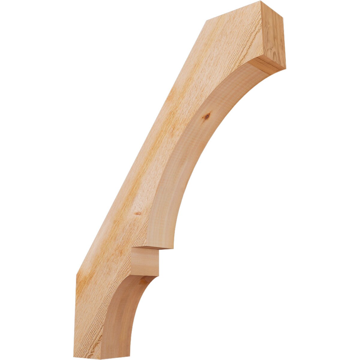 Ekena Millwork BRC04X22X30BOA00RWR 4-in x 22-in x 30-in Western Red Cedar Unfinished Wood Balboa rough sawn