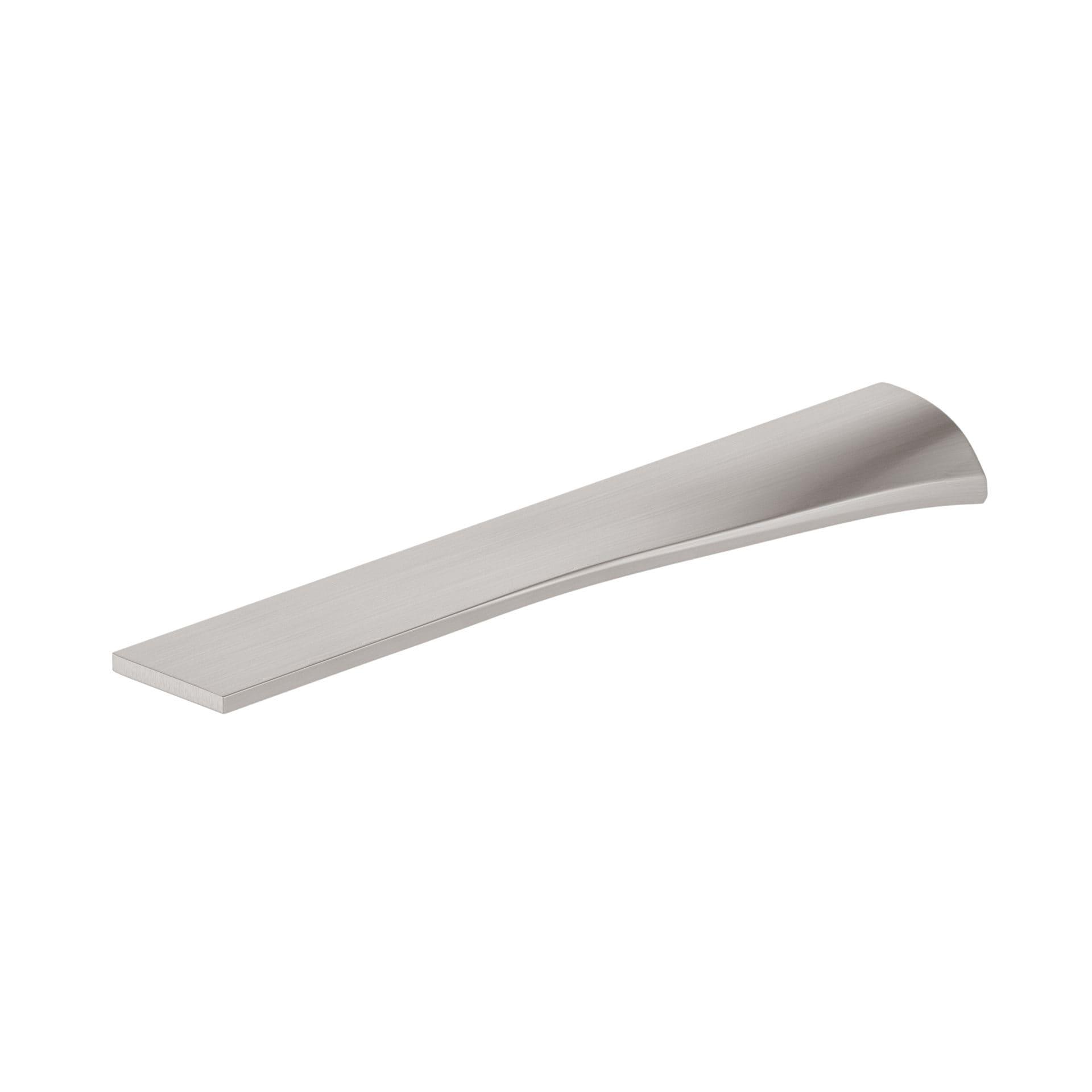 Milano 3-3/4-in Center to Center Brushed Nickel Novelty Finger Drawer Pulls | - Richelieu 5182096195