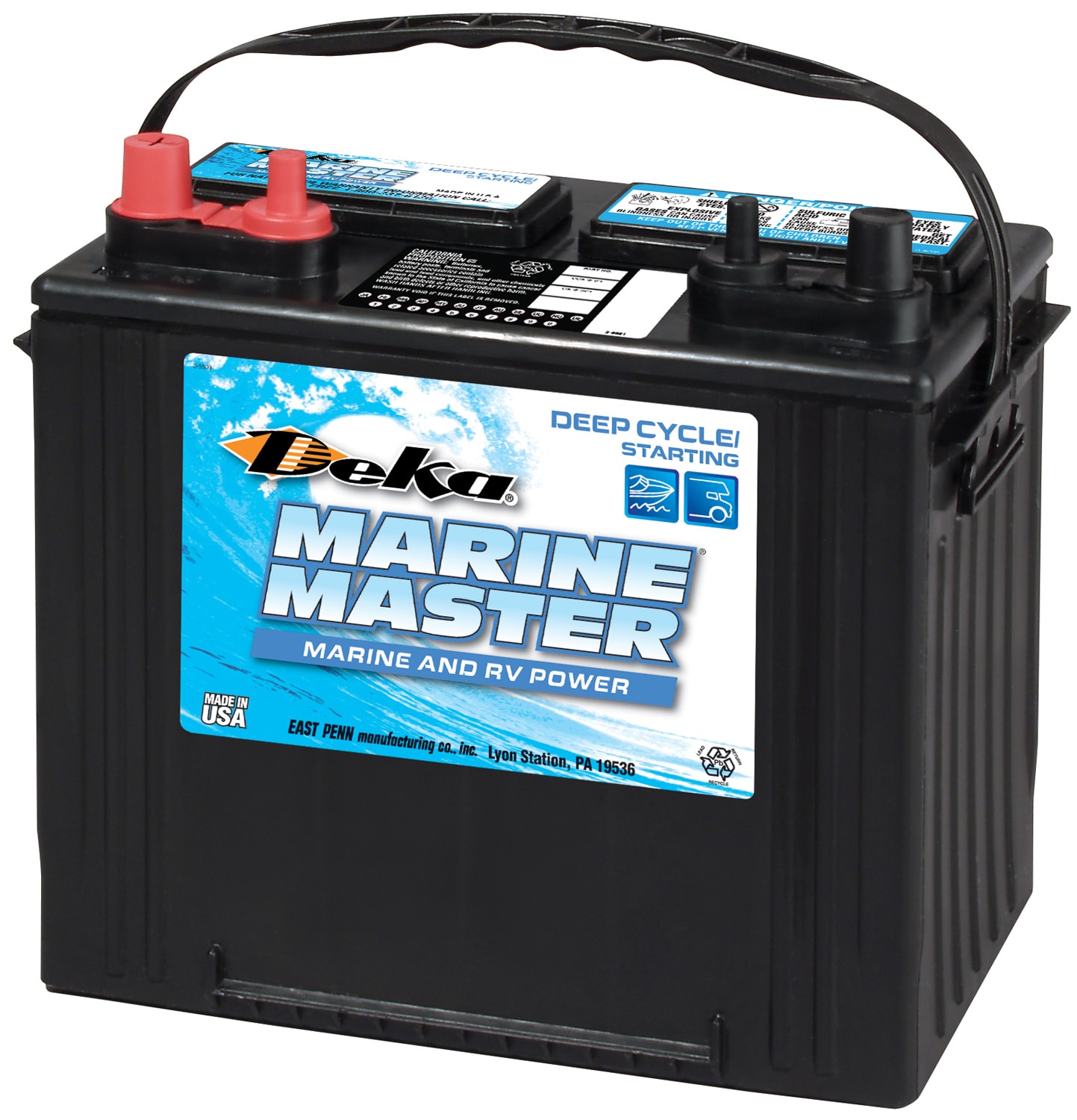 12-Volt 550 Amps Marine Battery | - Deka DP24