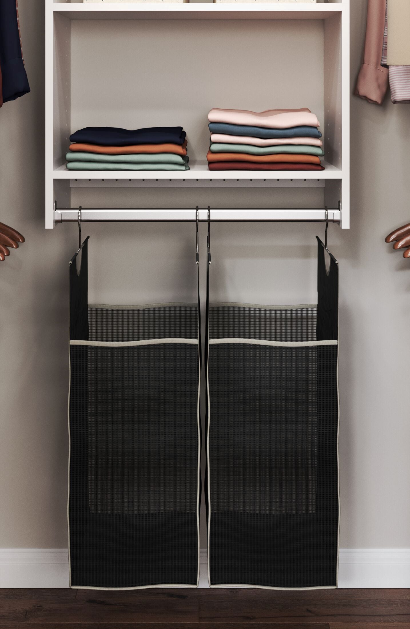 Easy Track 680139-WH Wood-Closet-Kits - View #7