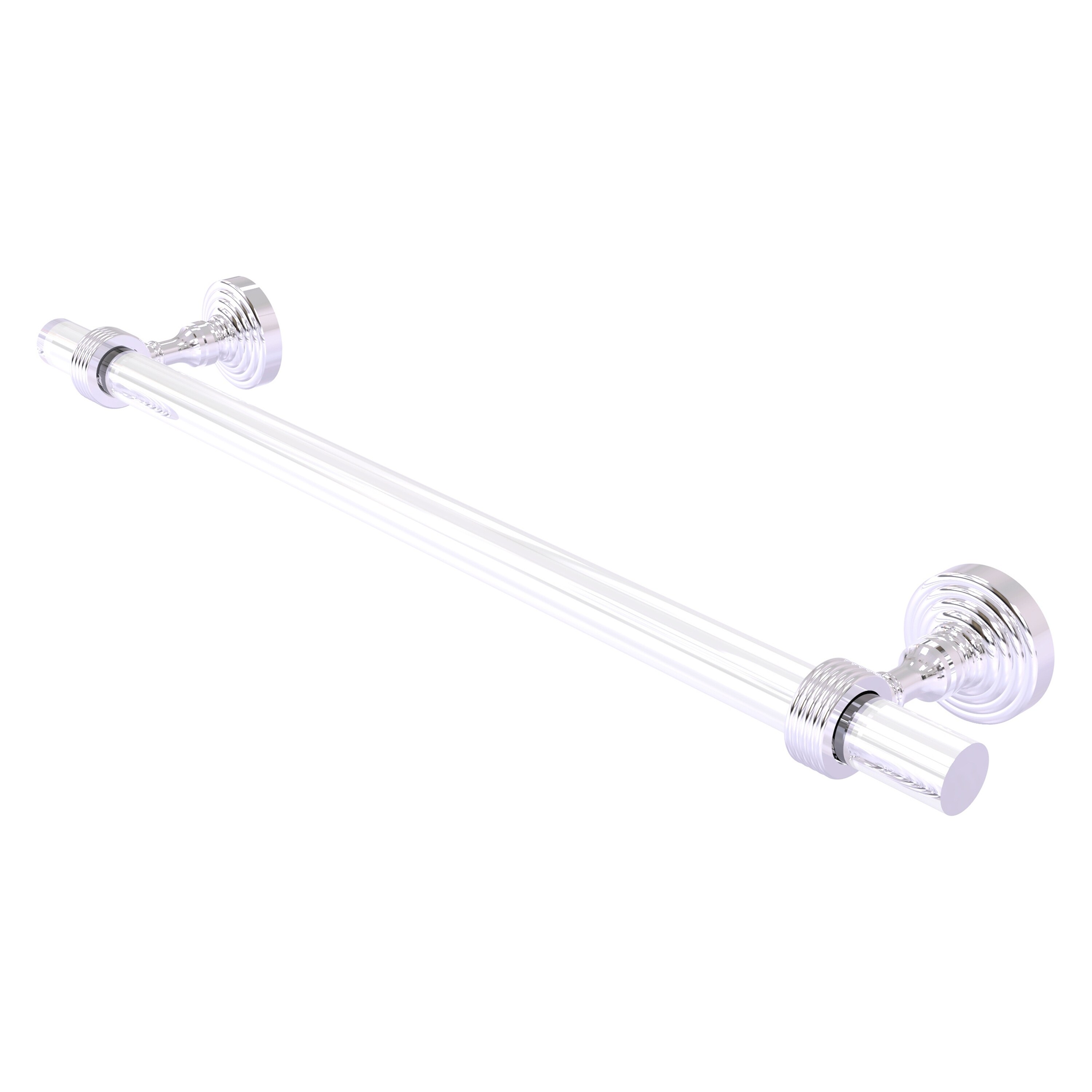 Allied Brass PG-41G-18-PC Pacific Grove 18-in Polished Chrome Wall mount Single Towel Bar