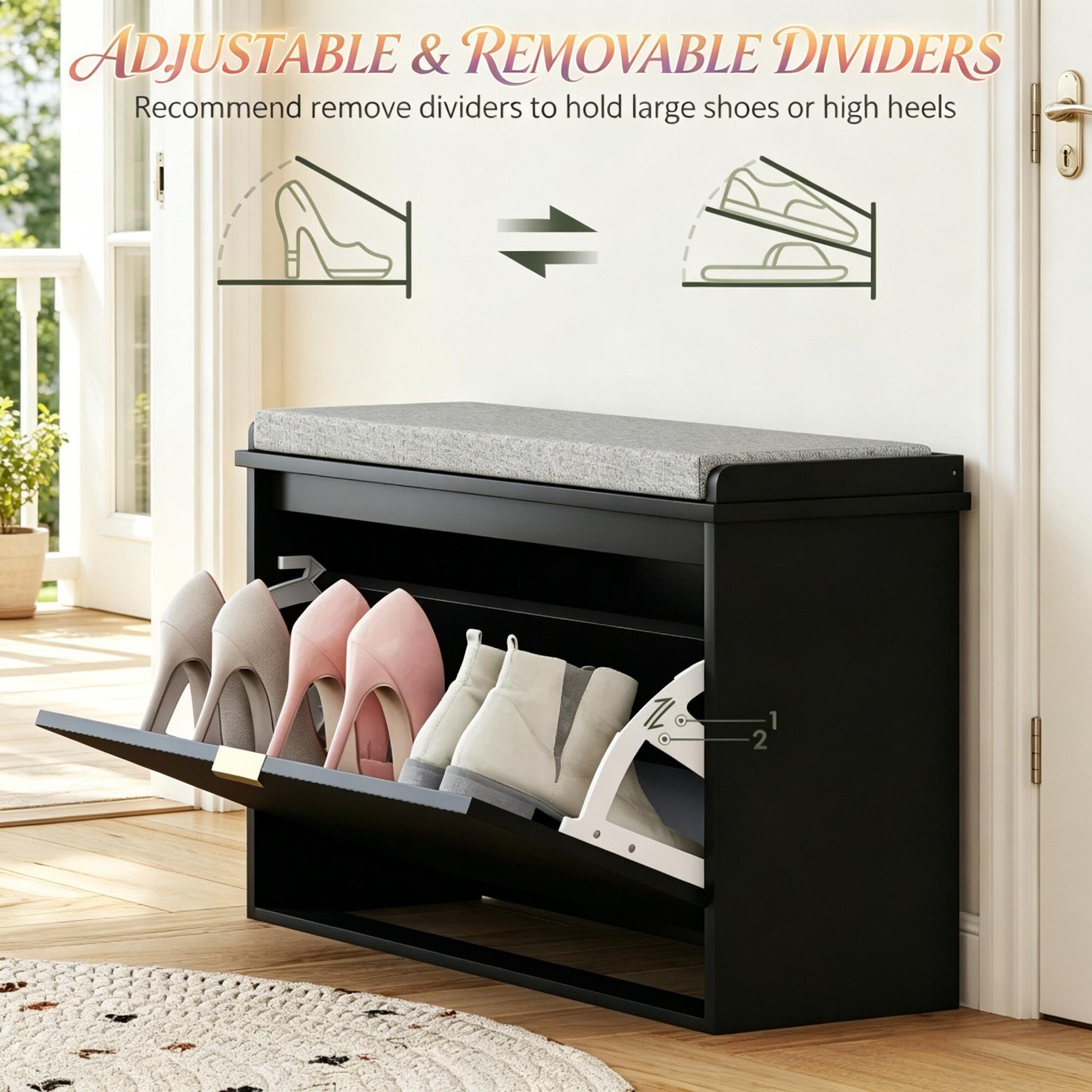HyperDrop Cart ZW-T3971P530658 Shoe-Racks - View #4