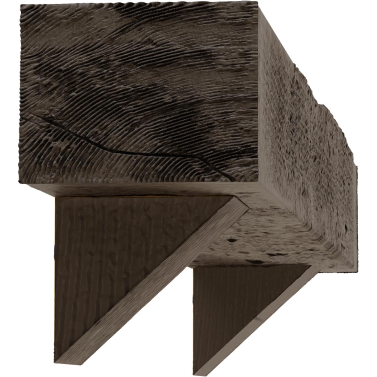 Ekena Millwork MANURS08X08X36BKHD Mantel-Shelves - View #4