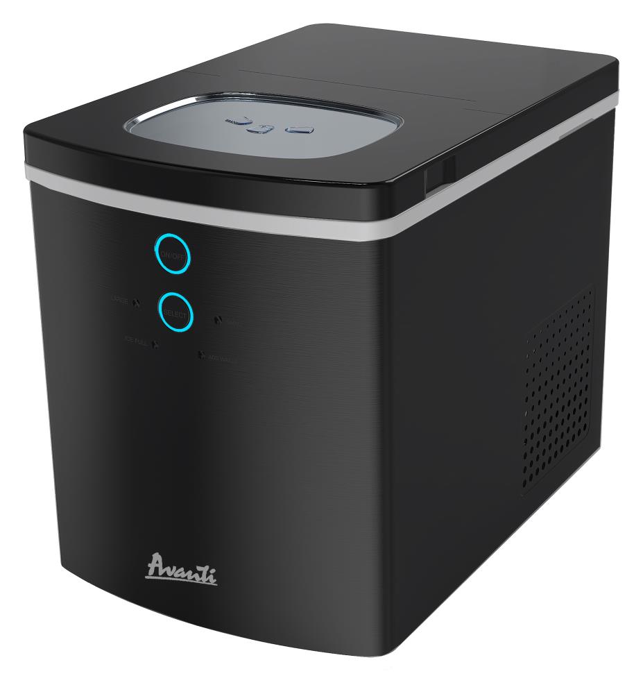 Avanti 25-lb Countertop or Portable Cubed Ice Maker (Black) at Lowes.com