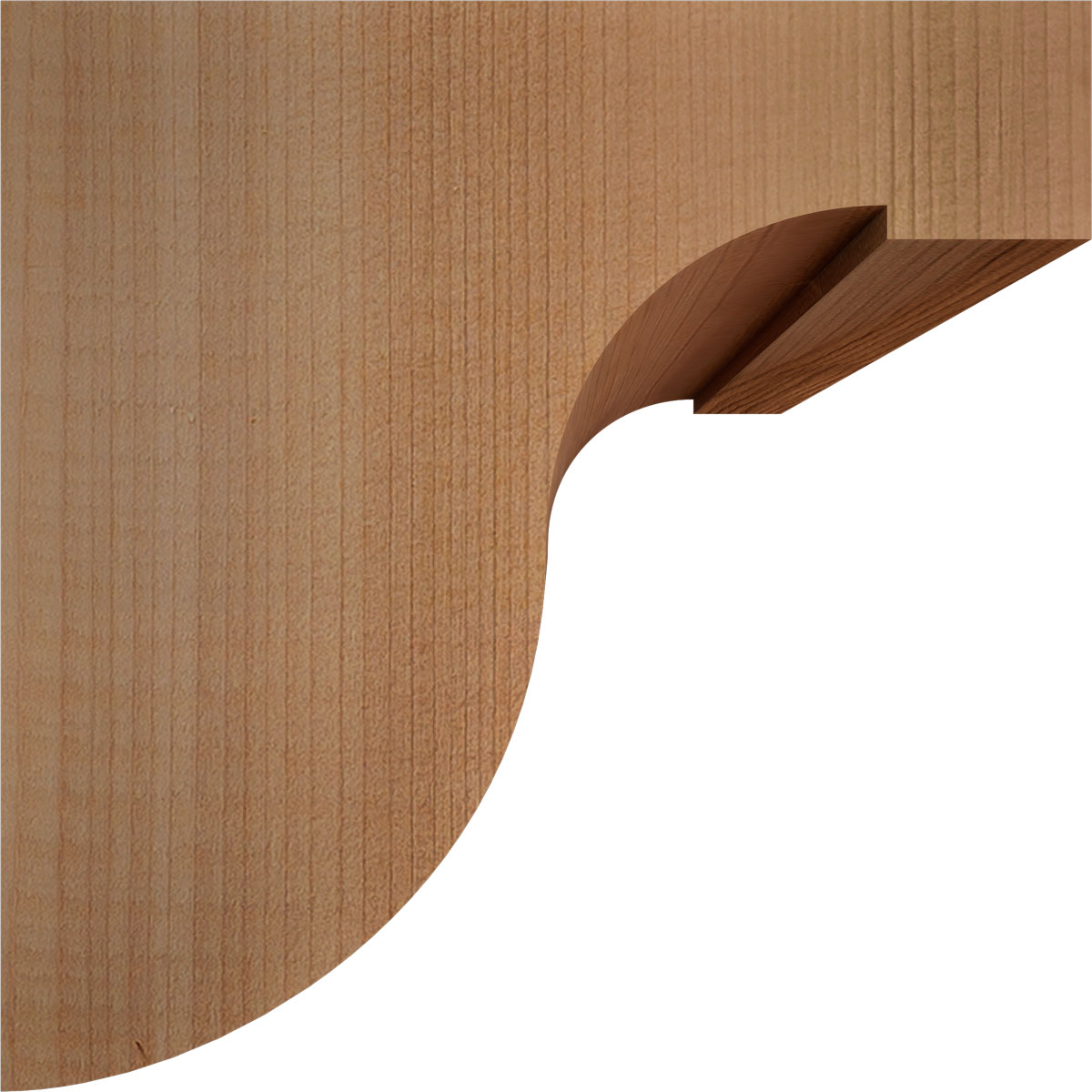 Ekena Millwork COR06X06X06DEL00SWR corbels - View #3