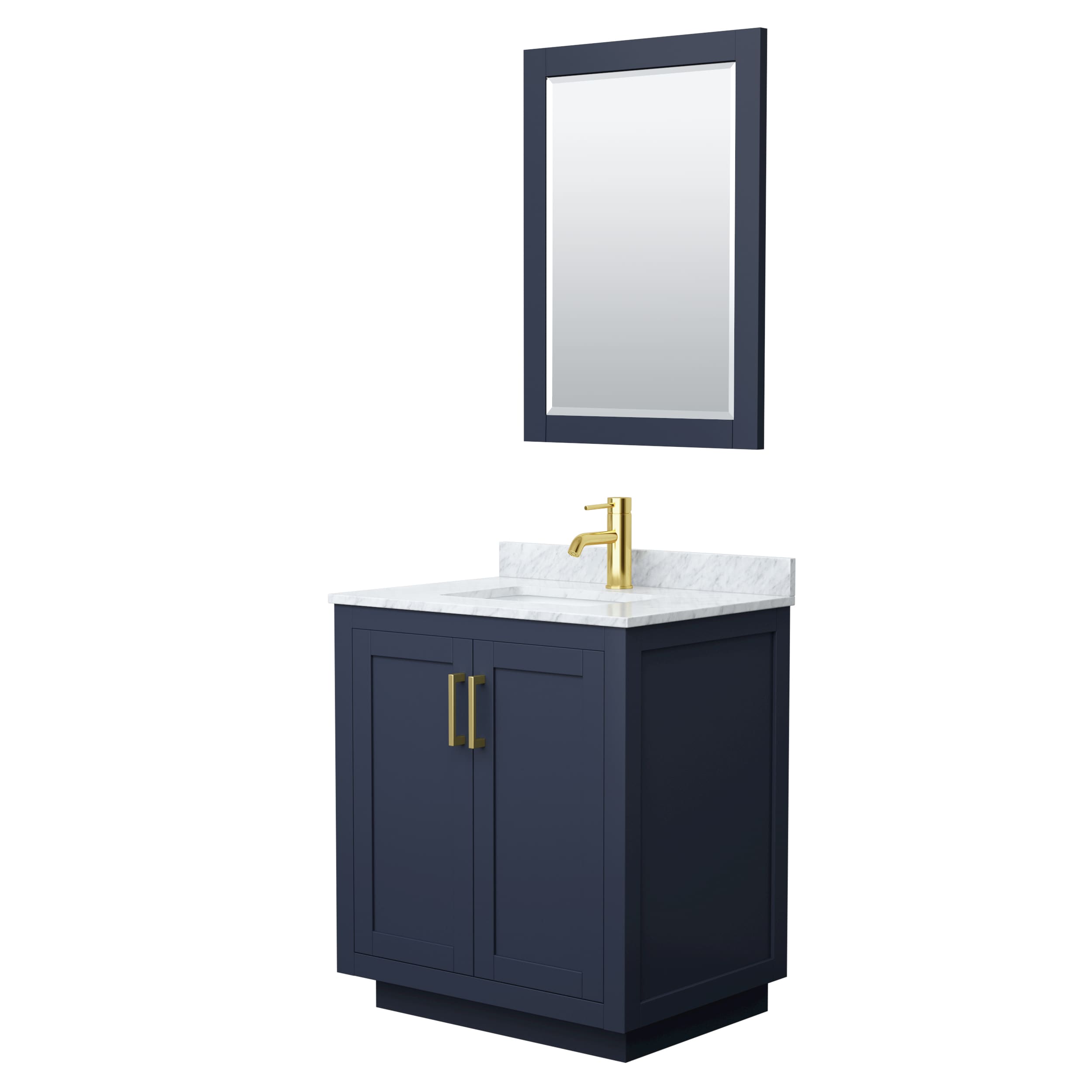 Wyndham Collection WCF292930SBLCMUNSM24 Bath-Vanity-Combo - View #2