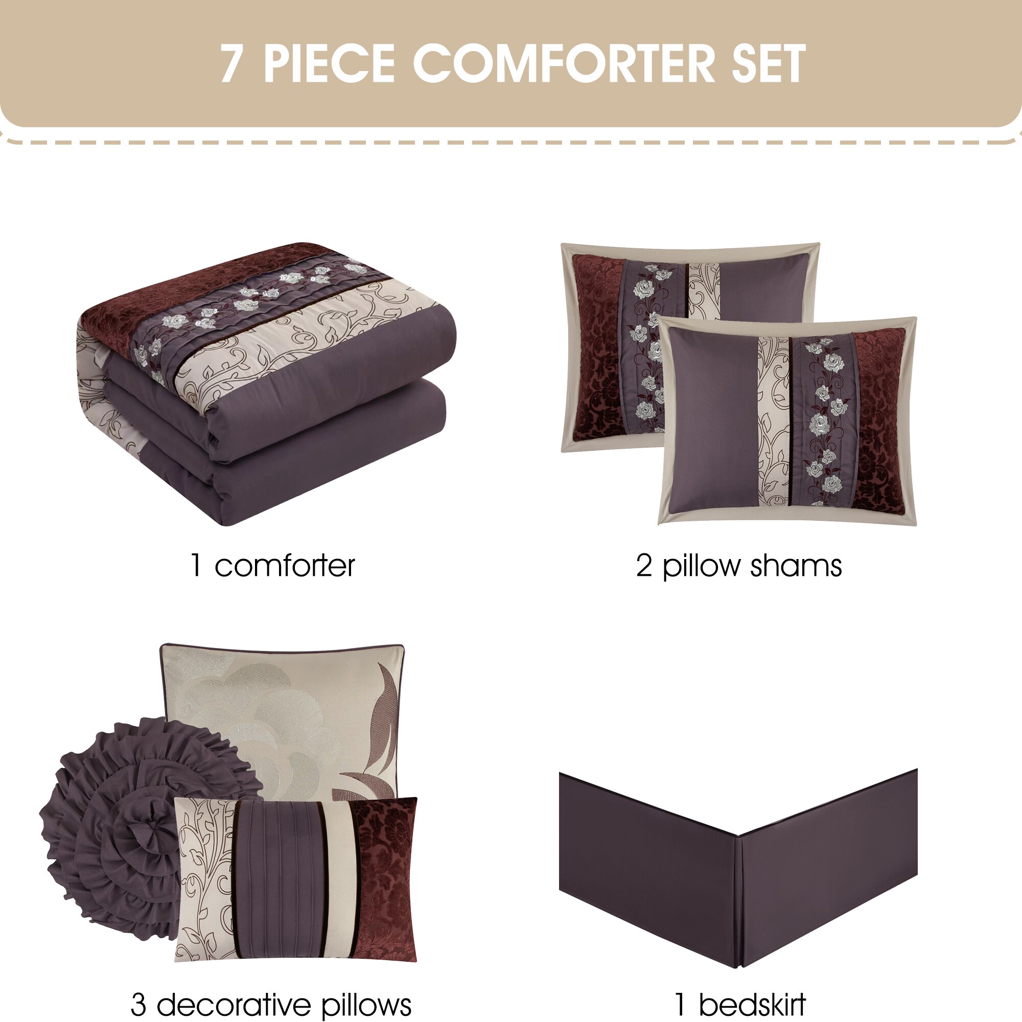 Nanshing RILEY-CK-PUR bedding - View #4