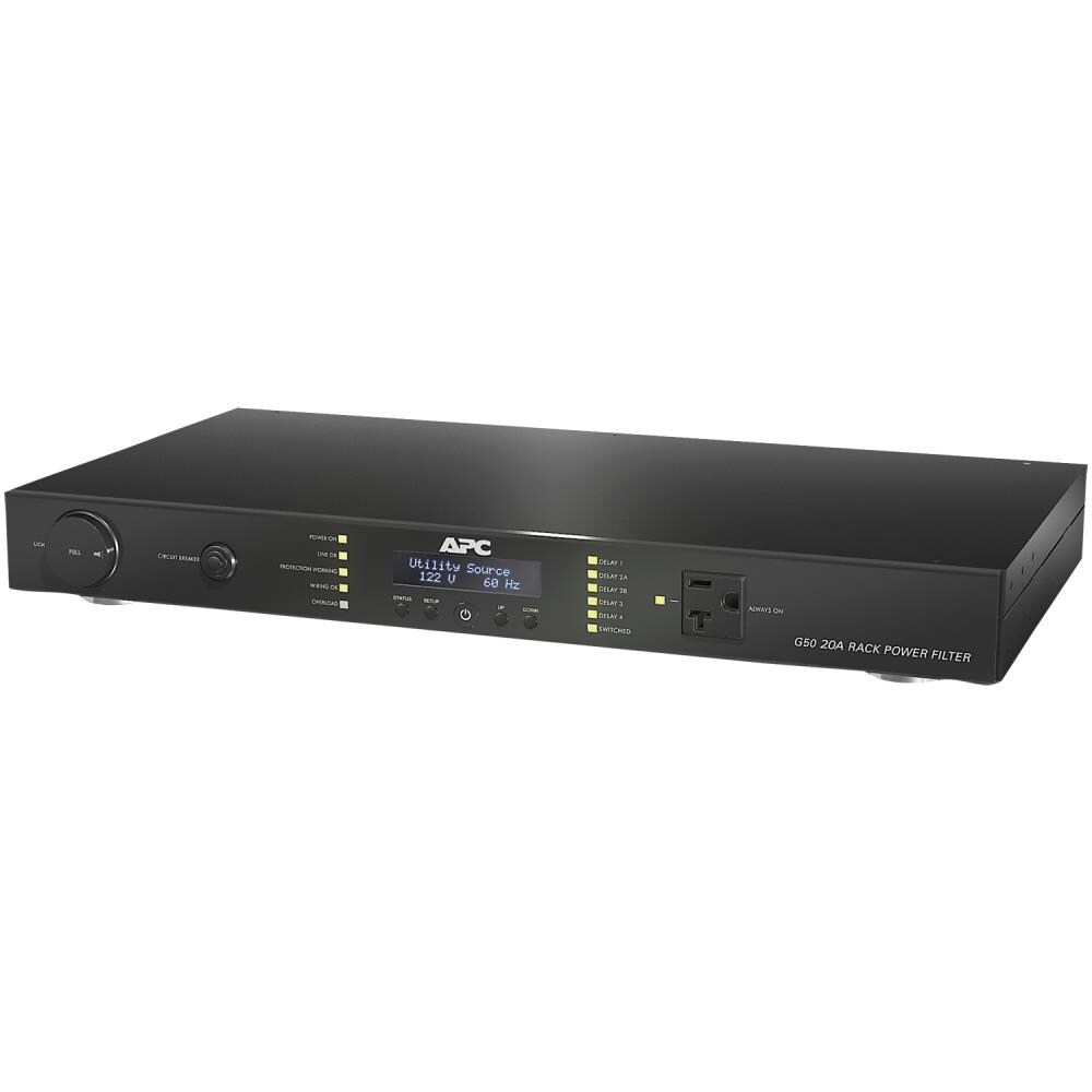 Discontinued by Manufacturer APC G5Blk 9-Outlet G-Type Rack-Mountable Power Conditioner 