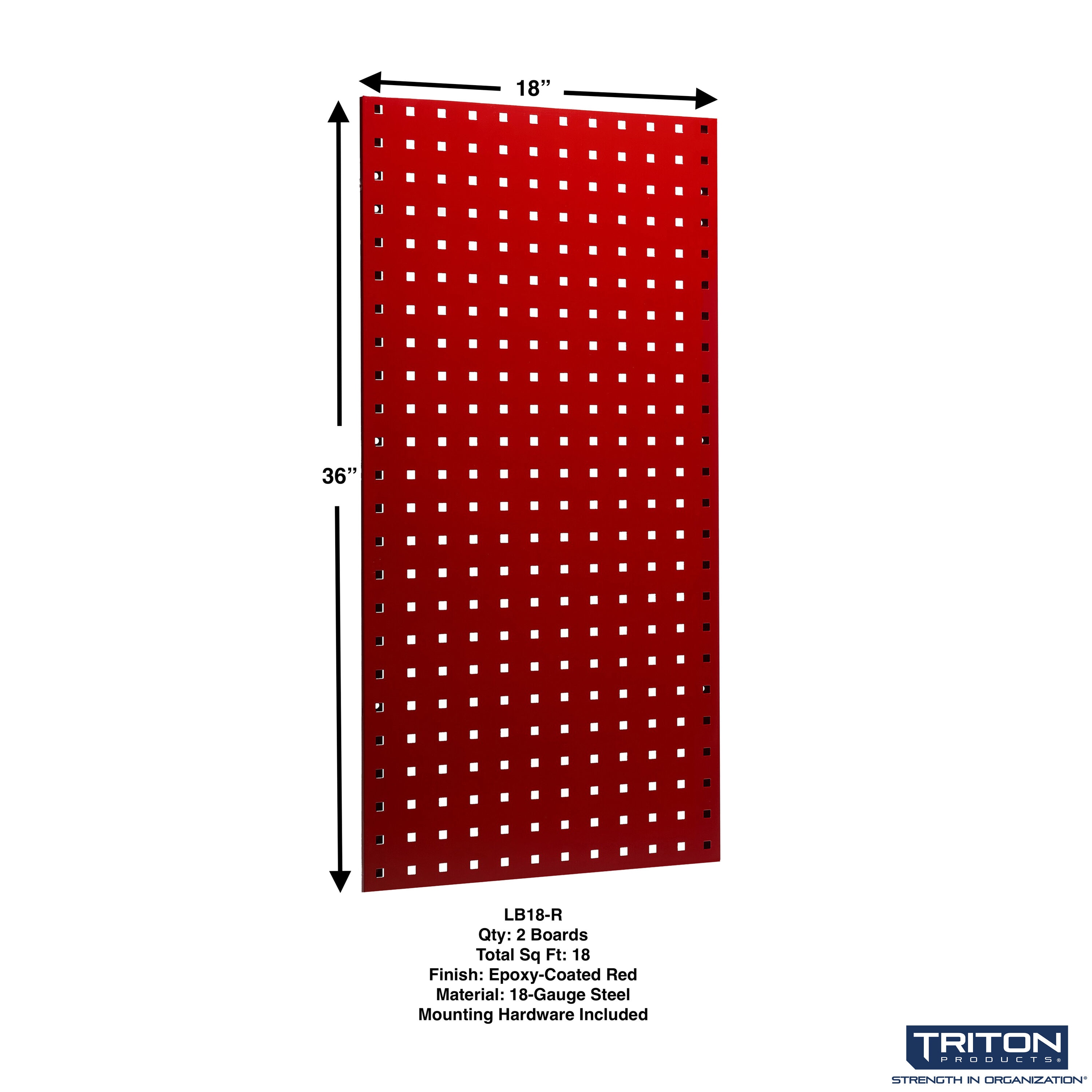 Triton Products LB18-RKIT Pegboard-Acc - View #3