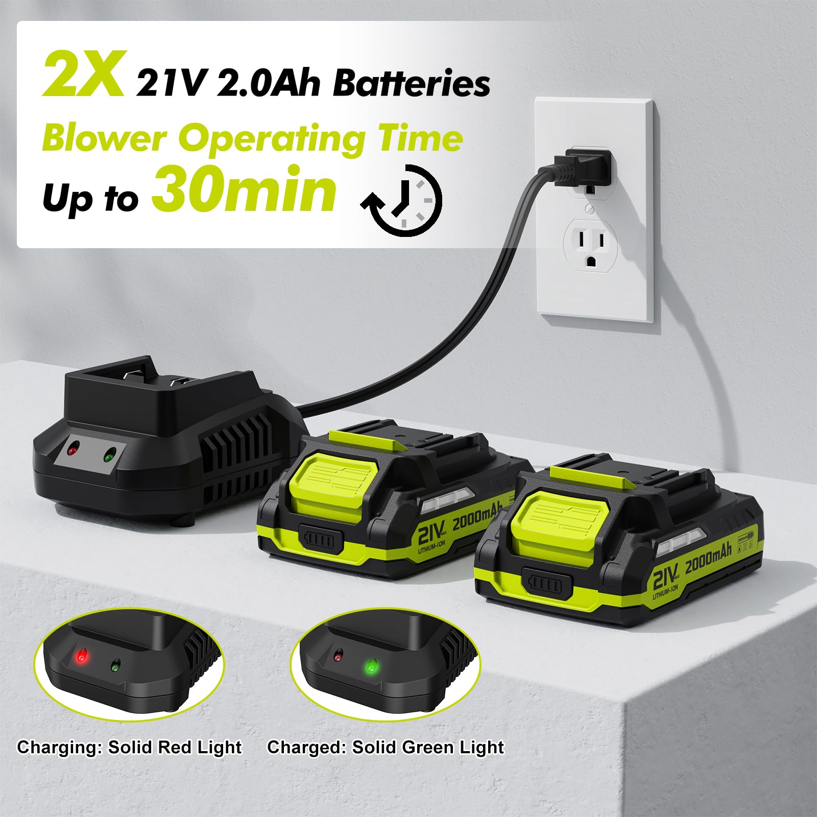 Wudkey L4-VN0T3Z Cordless-Electric-Blowers - View #4