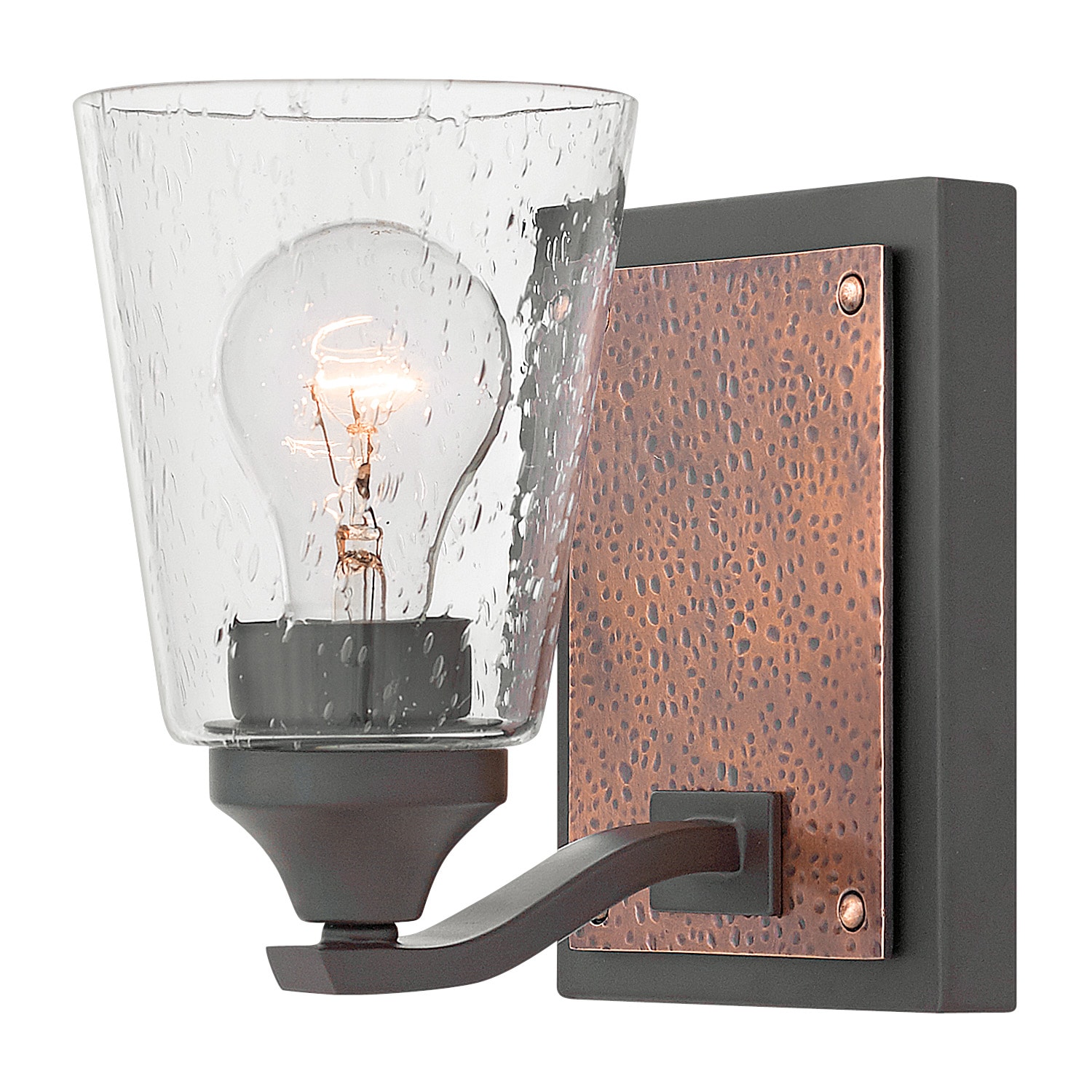 Hinkley 51820KZ Jackson 5-in 1 -Light Matte Black Rustic Vanity light