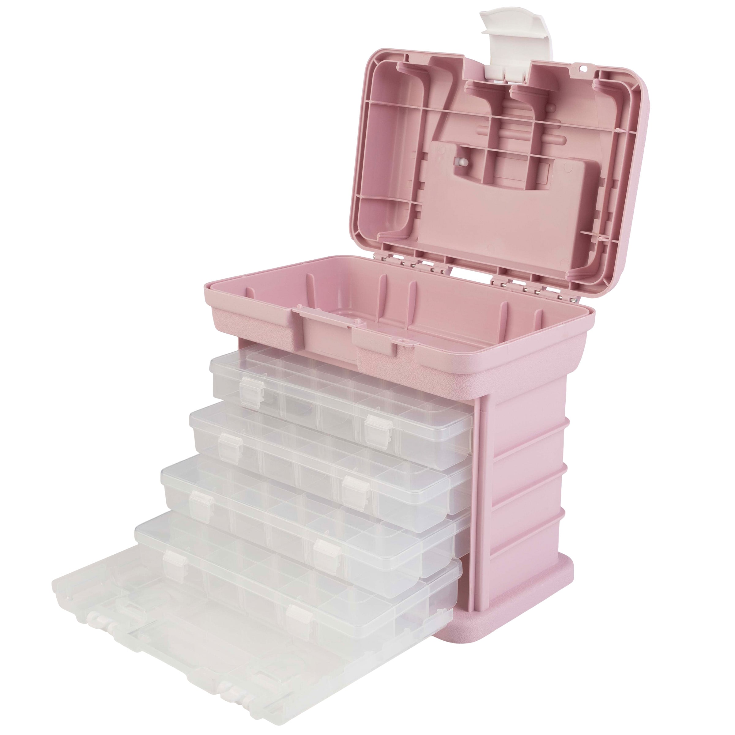 Kristenberg Craft Tool Storage Box - Lockable DIY Toolbox - Tote Tray - 4  models