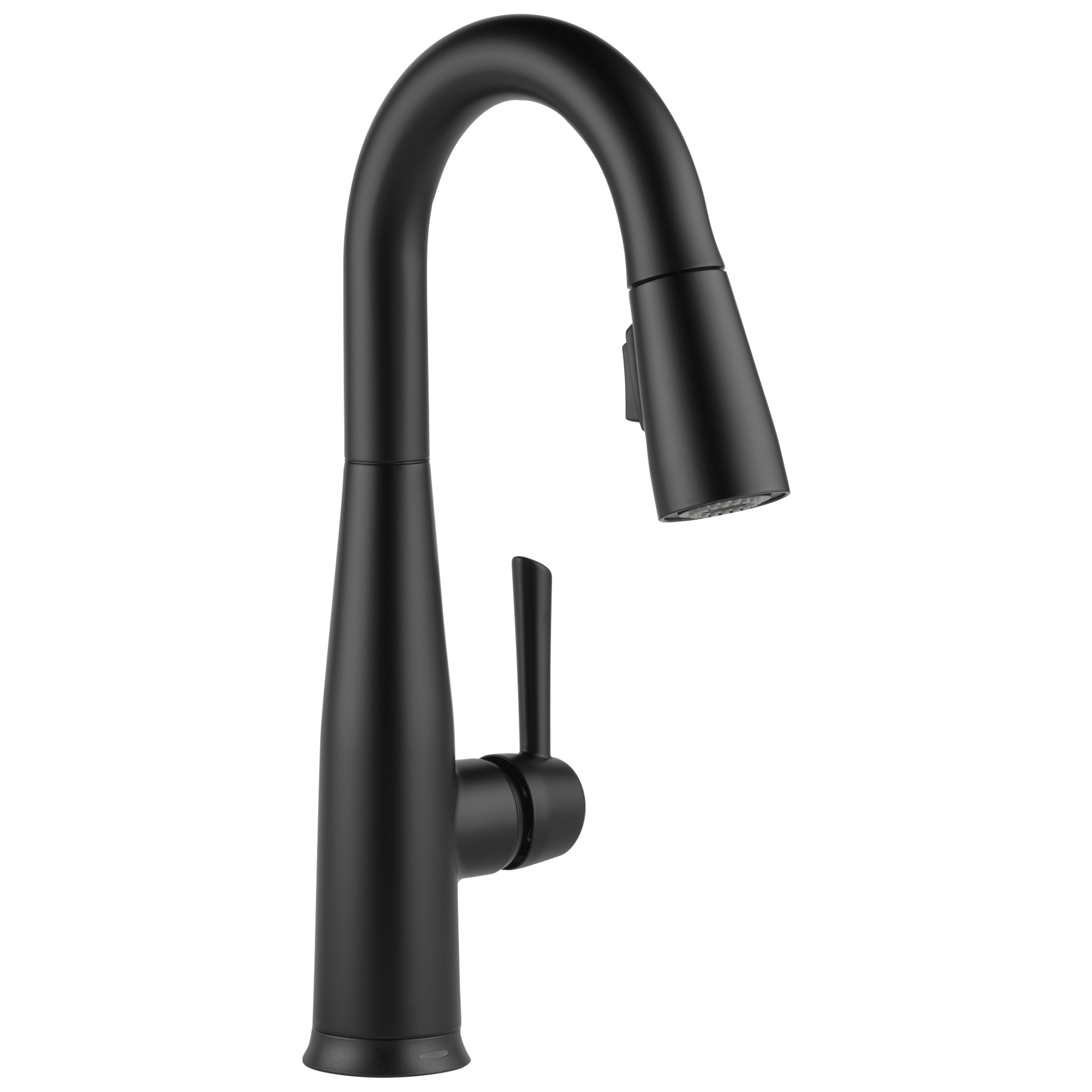 Delta 9913T-BL-DST Essa Touch2O Matte Black Single Handle Deck-mount Touch-on Bar and Prep Kitchen Faucet with Sprayer