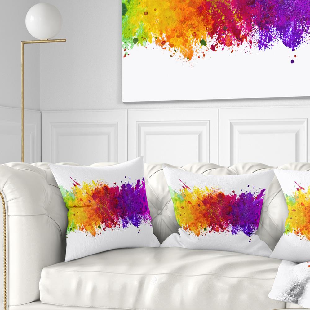 Designart CU6164-18-18 18-in x 18-in Purple Indoor Decorative Pillow