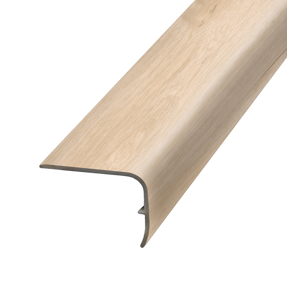 Project Source LVSNP-07930 1.88-in x 78.7-in x 1.32-in Lavinia Prefinished Vinyl Overlap Stair Nosing