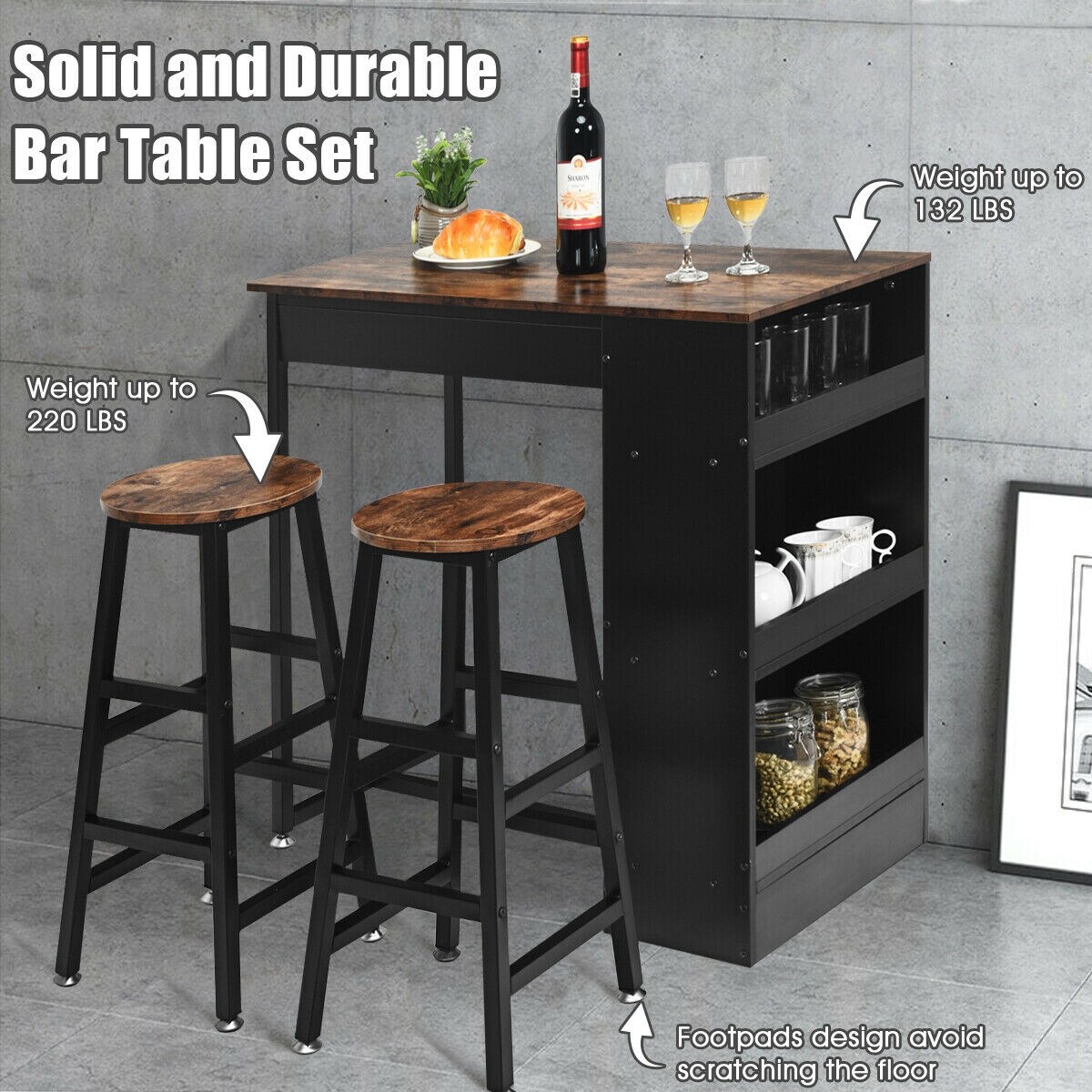 CASAINC WF-HYSN-64298BN Dining-Sets - View #7